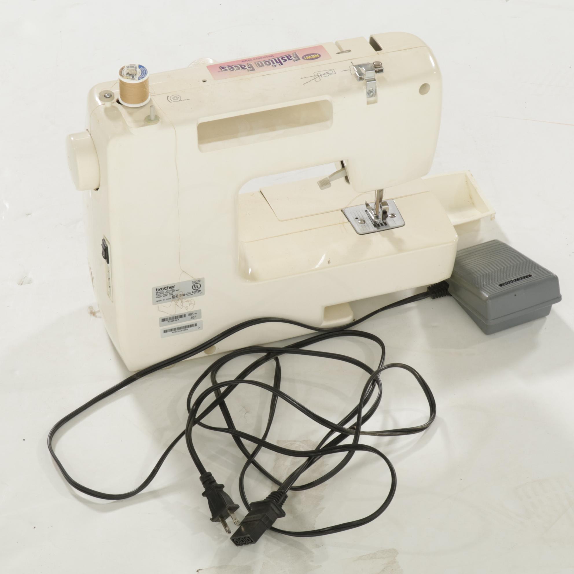 Brother LX3125 Portable Sewing Machine with Sewing Boxes and Notions EBTH