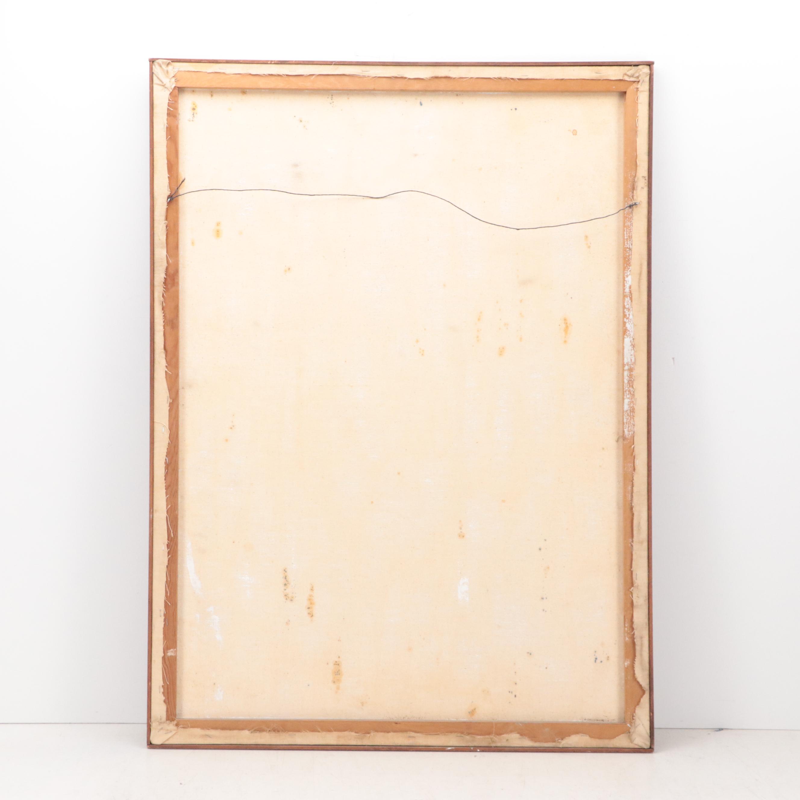 Mylo Quam Oil Painting of Stylized Theatrical Figures