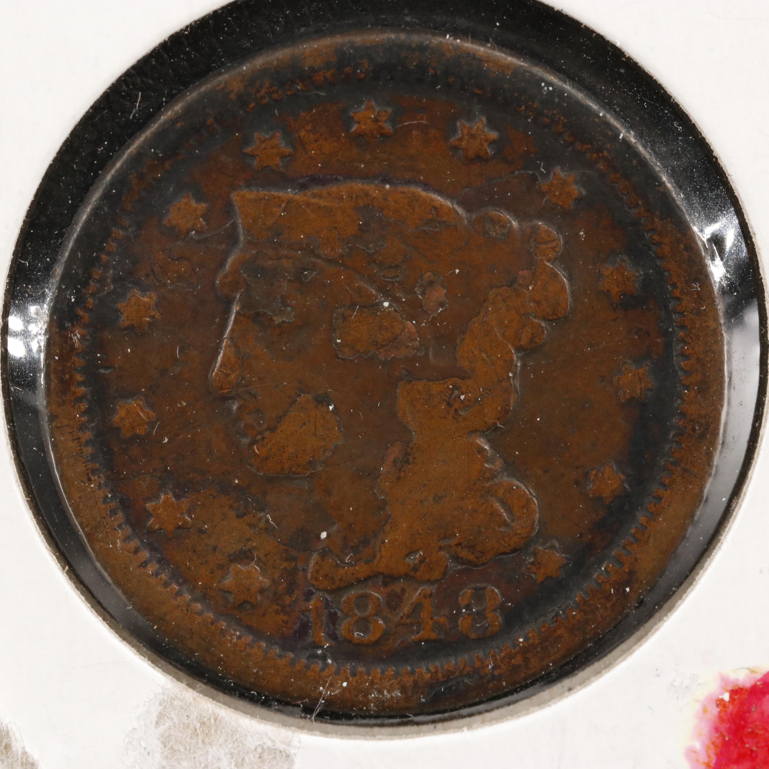 Collection of Eleven Circulated U.S. Large Cents