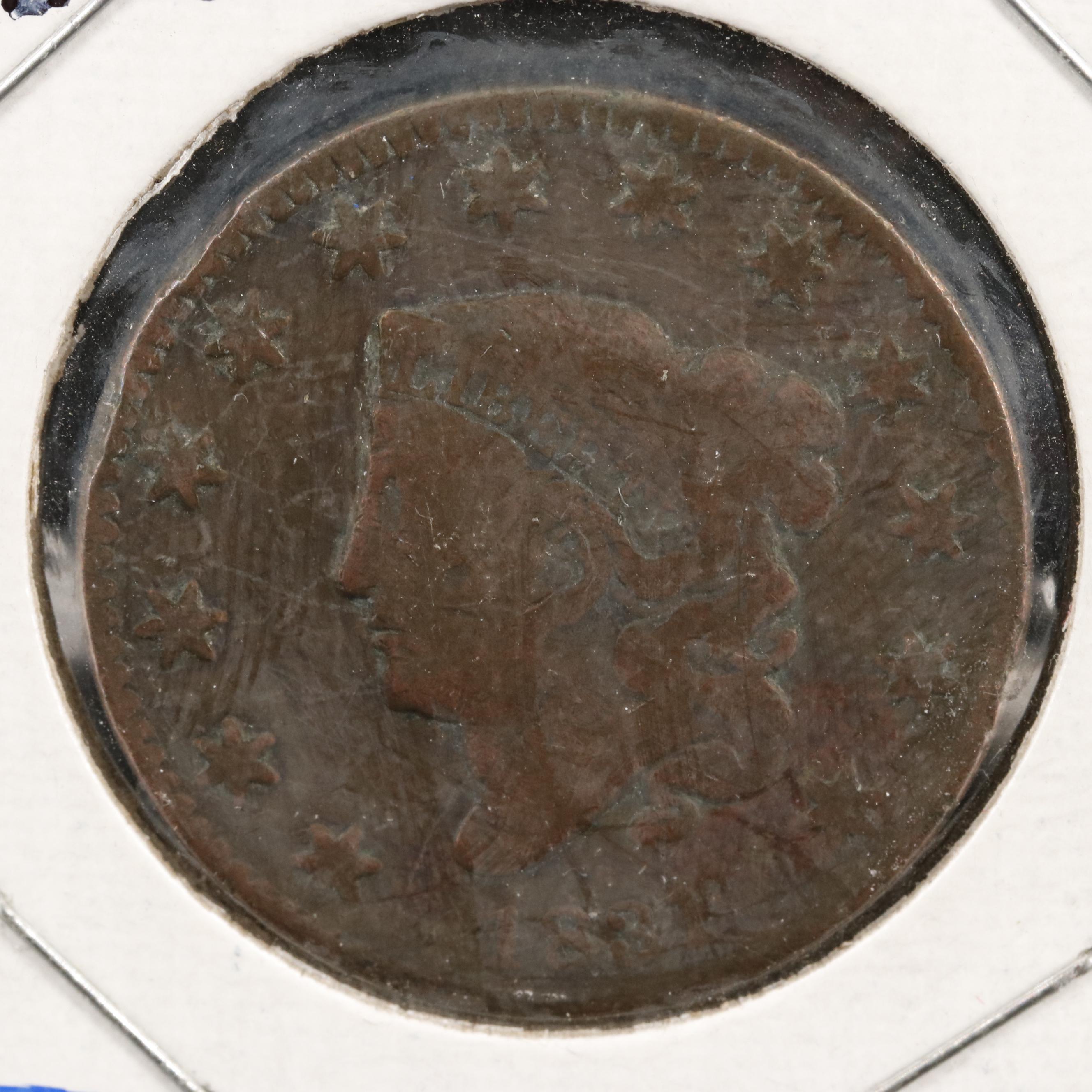 Collection of Eleven Circulated U.S. Large Cents