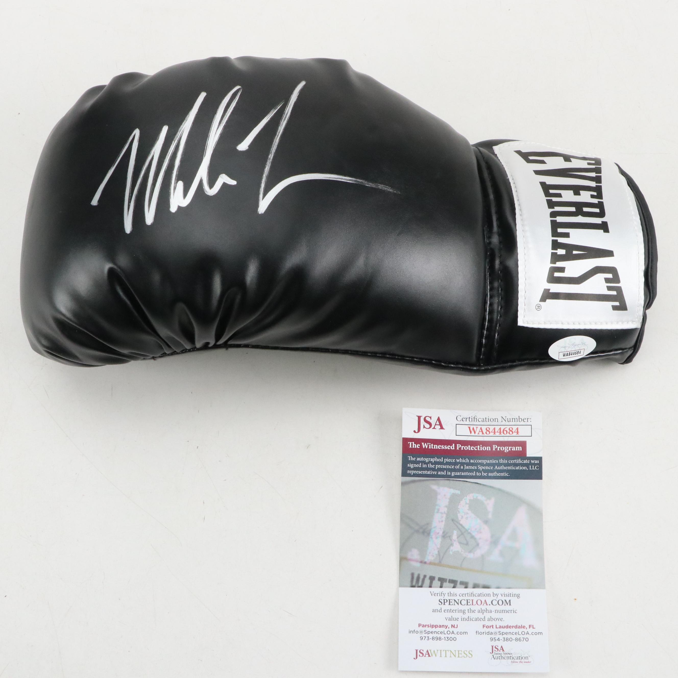Mike Tyson Signed Everlast Left-Handed Boxing Glove