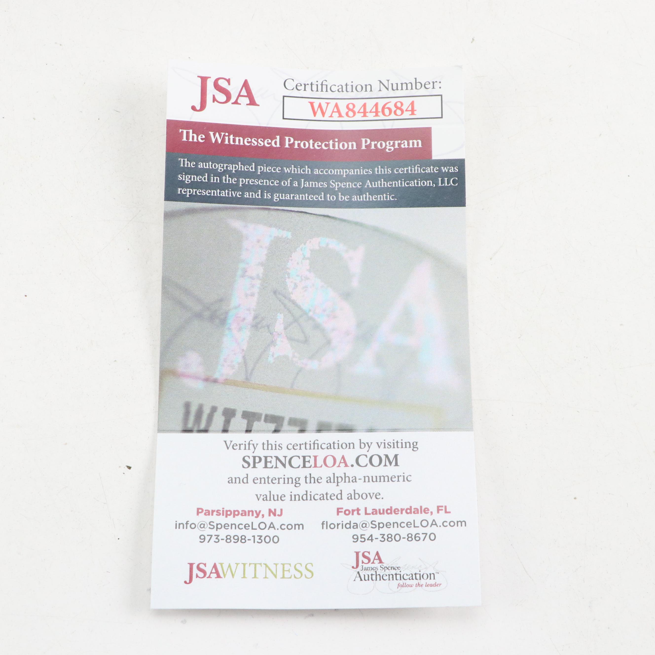 Mike Tyson Signed Everlast Left-Handed Boxing Glove