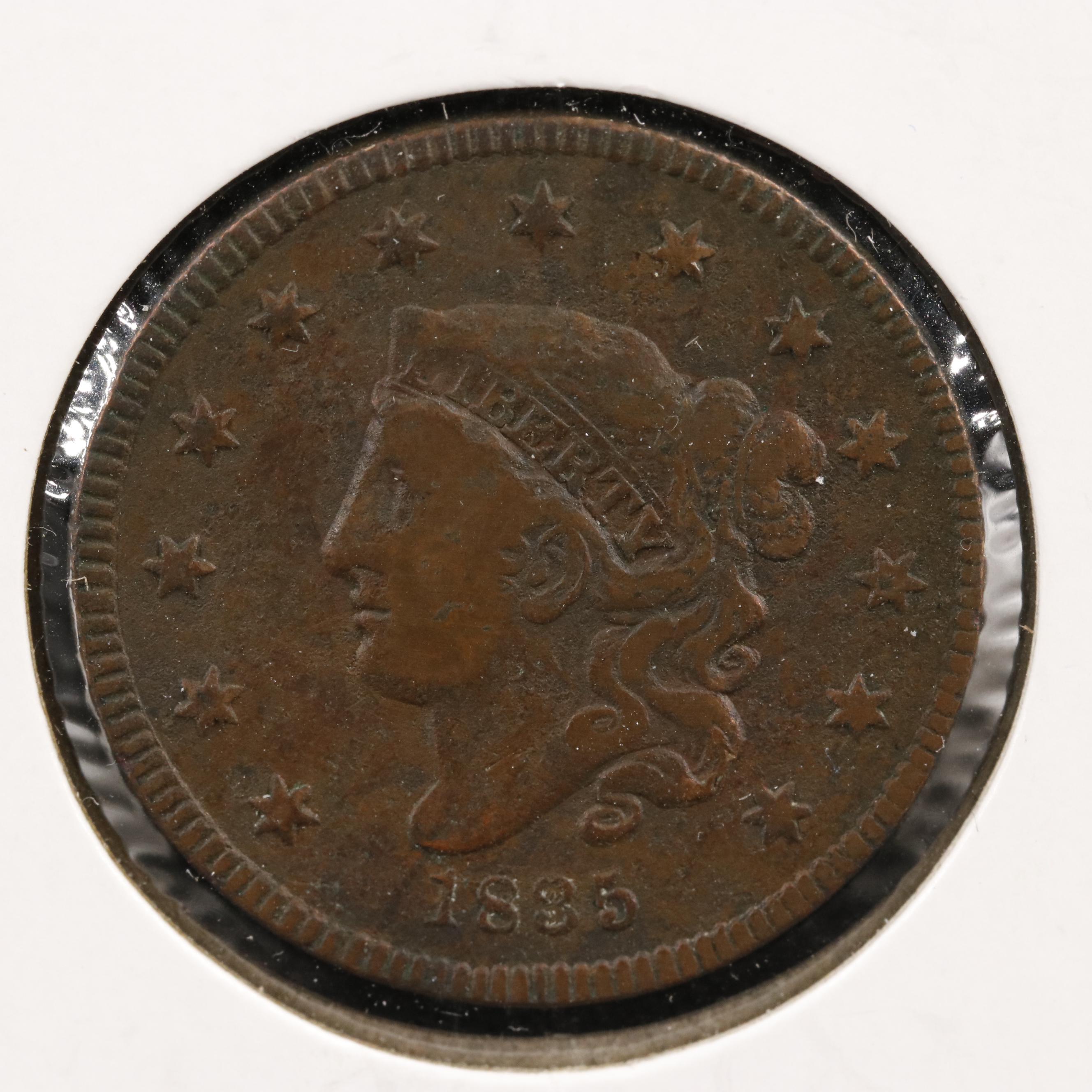 Collection of Sixteen U.S. Large Cents