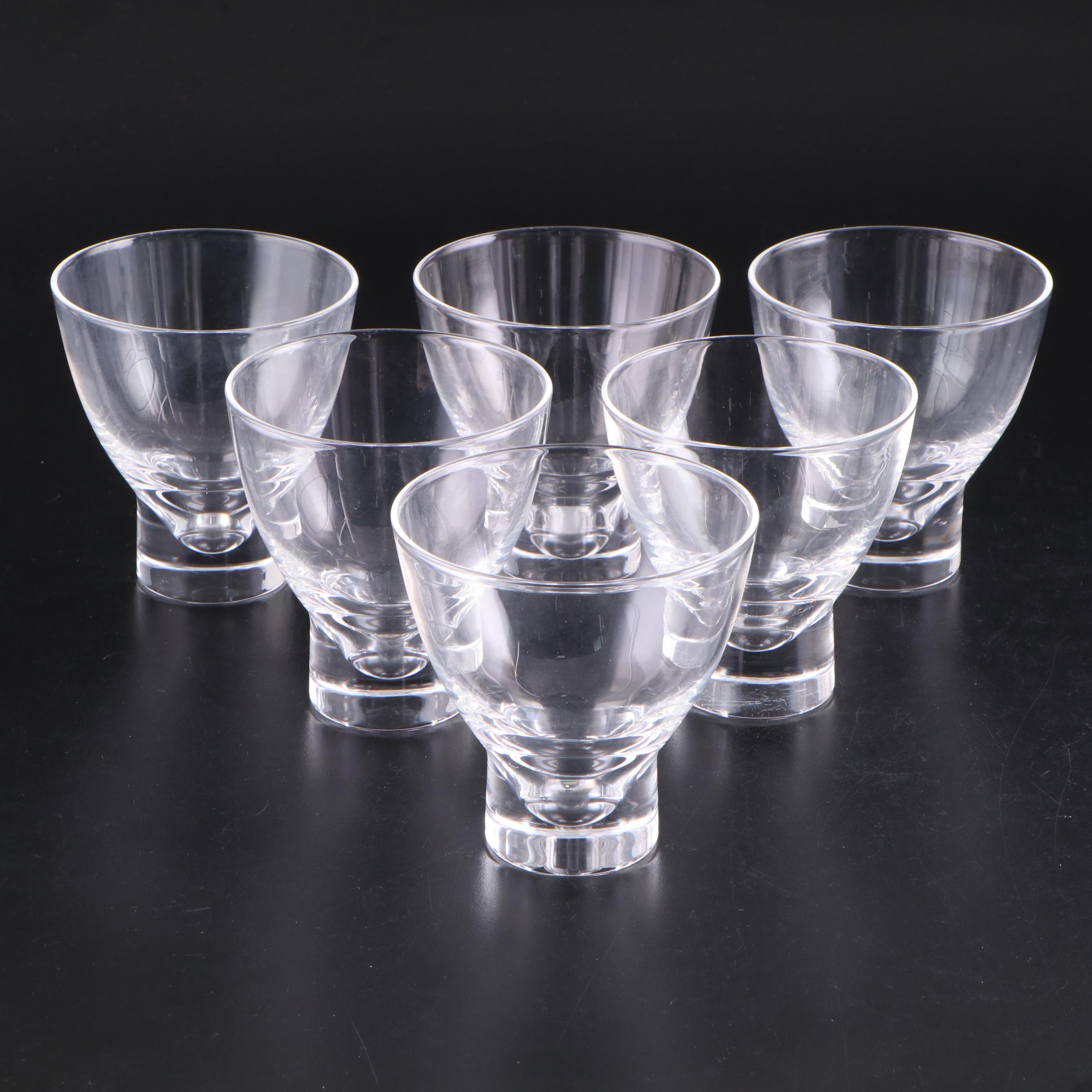 Donald Pollard for Steuben Crystal Wine Glasses, Mid-20th Century