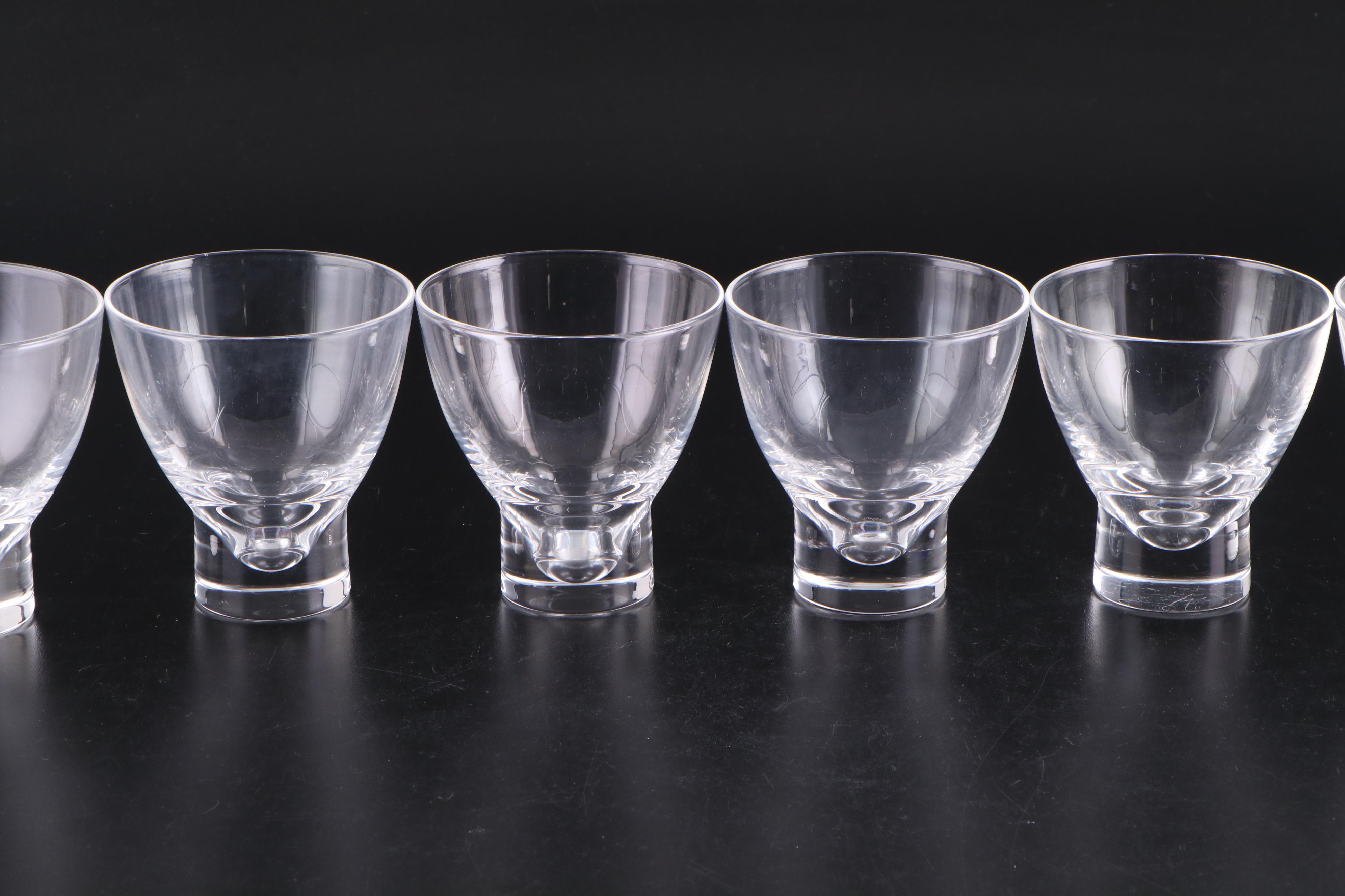 Donald Pollard for Steuben Crystal Wine Glasses, Mid-20th Century