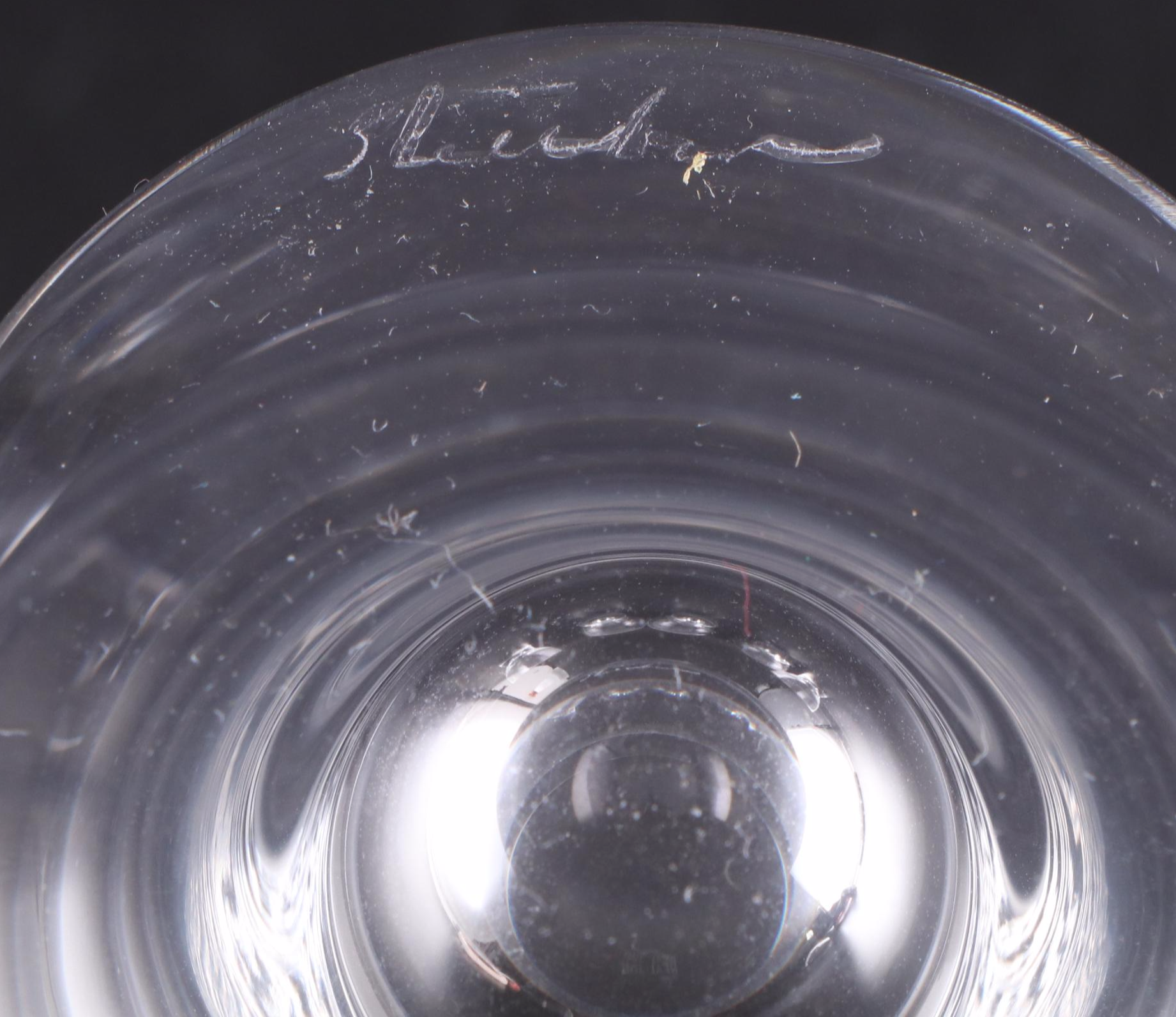 Donald Pollard for Steuben Crystal Wine Glasses, Mid-20th Century