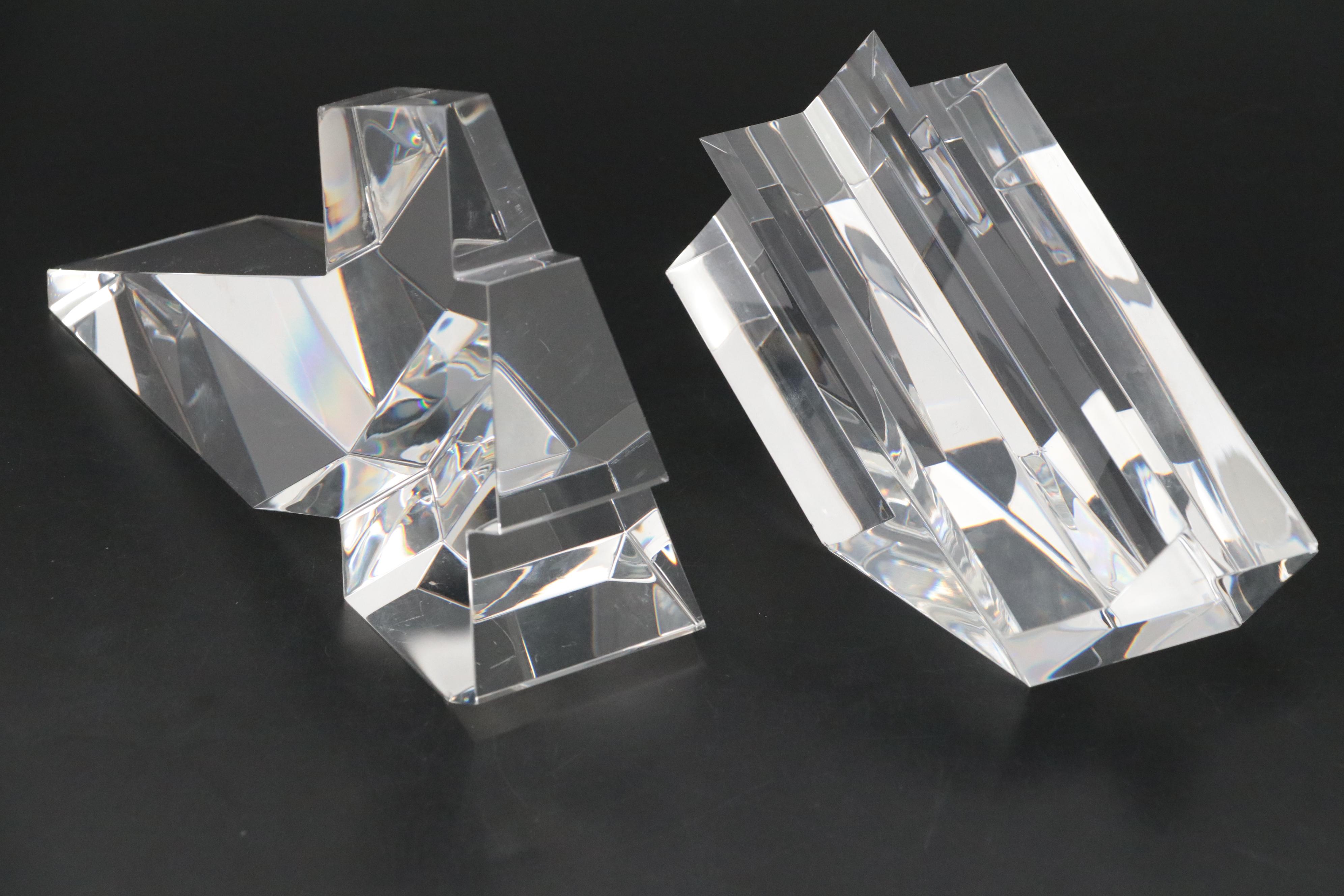 Steuben Art Glass Star and Other Paperweights