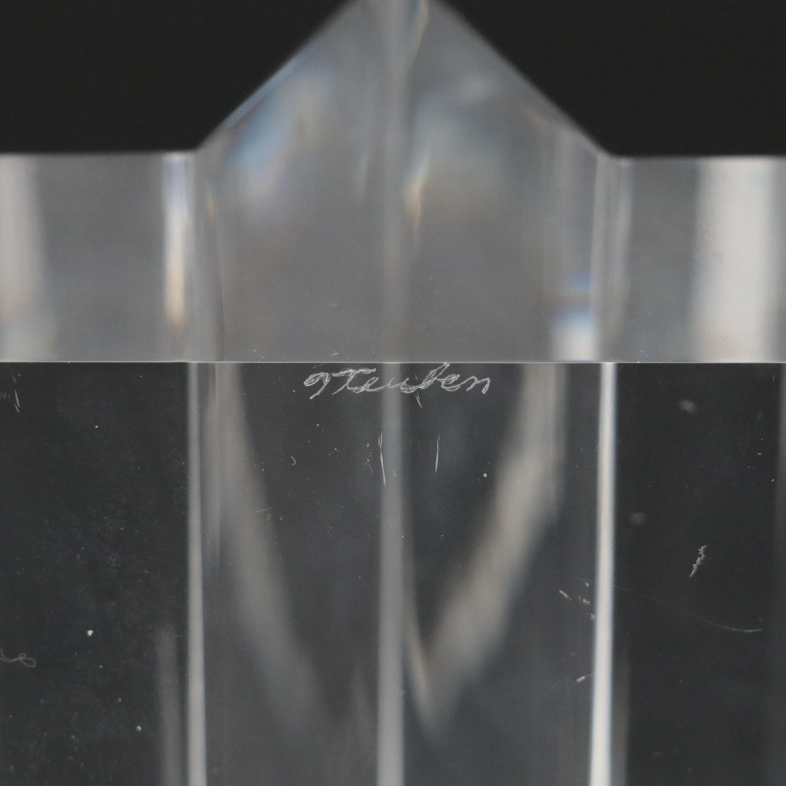 Steuben Art Glass Star and Other Paperweights