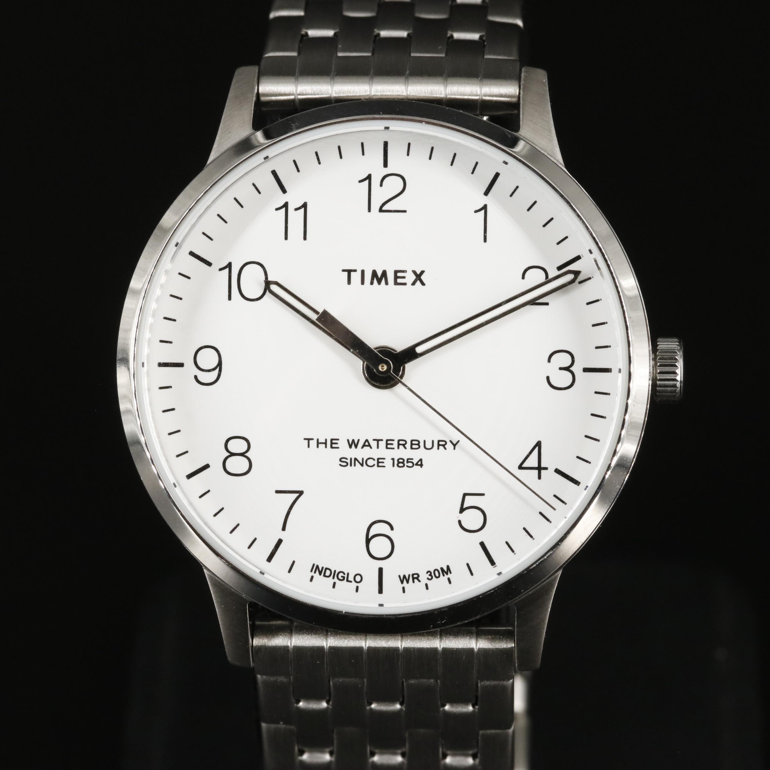 Timex Waterbury 36 mm Stainless Steel Quartz Watch