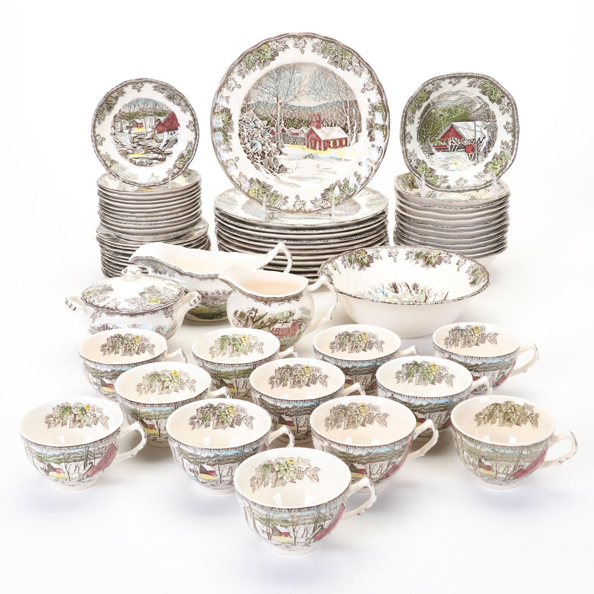 Johnson Bros "The Friendly Village" Dinnerware Set
