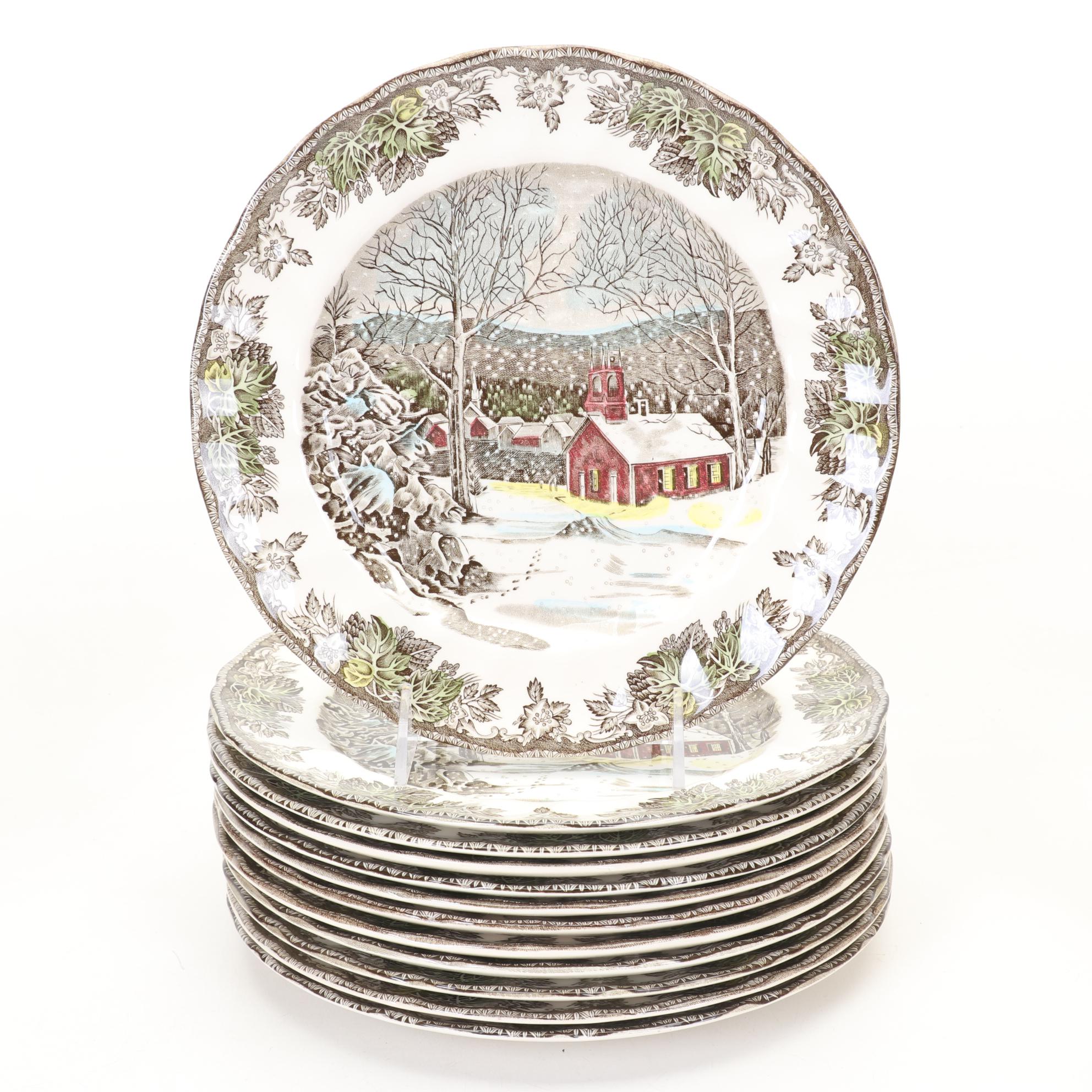 Johnson Bros "The Friendly Village" Dinnerware Set