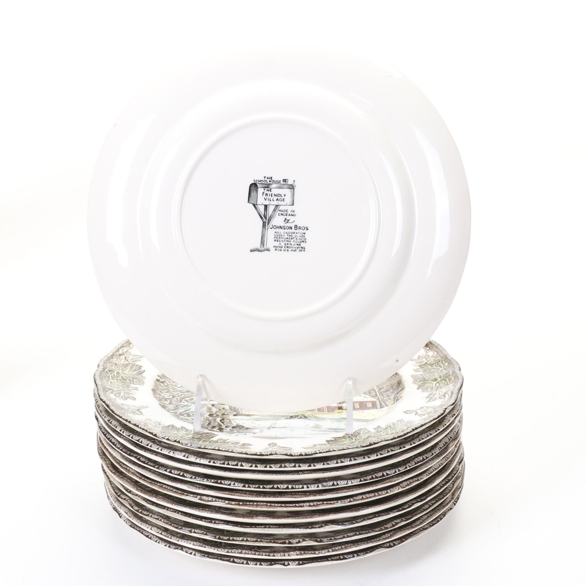 Johnson Bros "The Friendly Village" Dinnerware Set