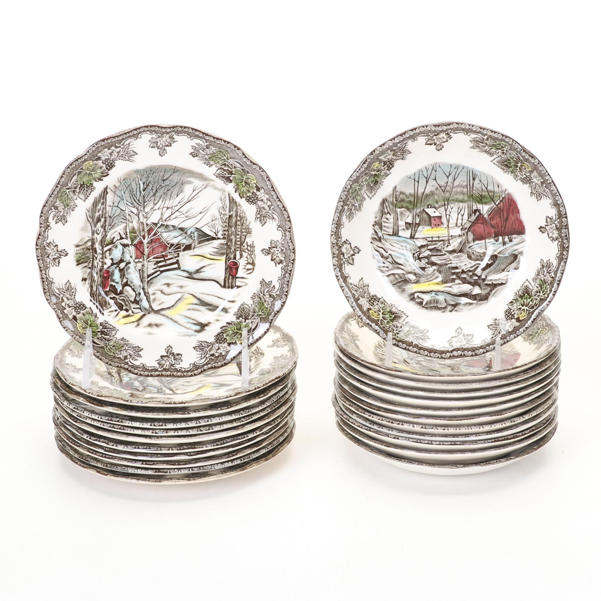 Johnson Bros "The Friendly Village" Dinnerware Set