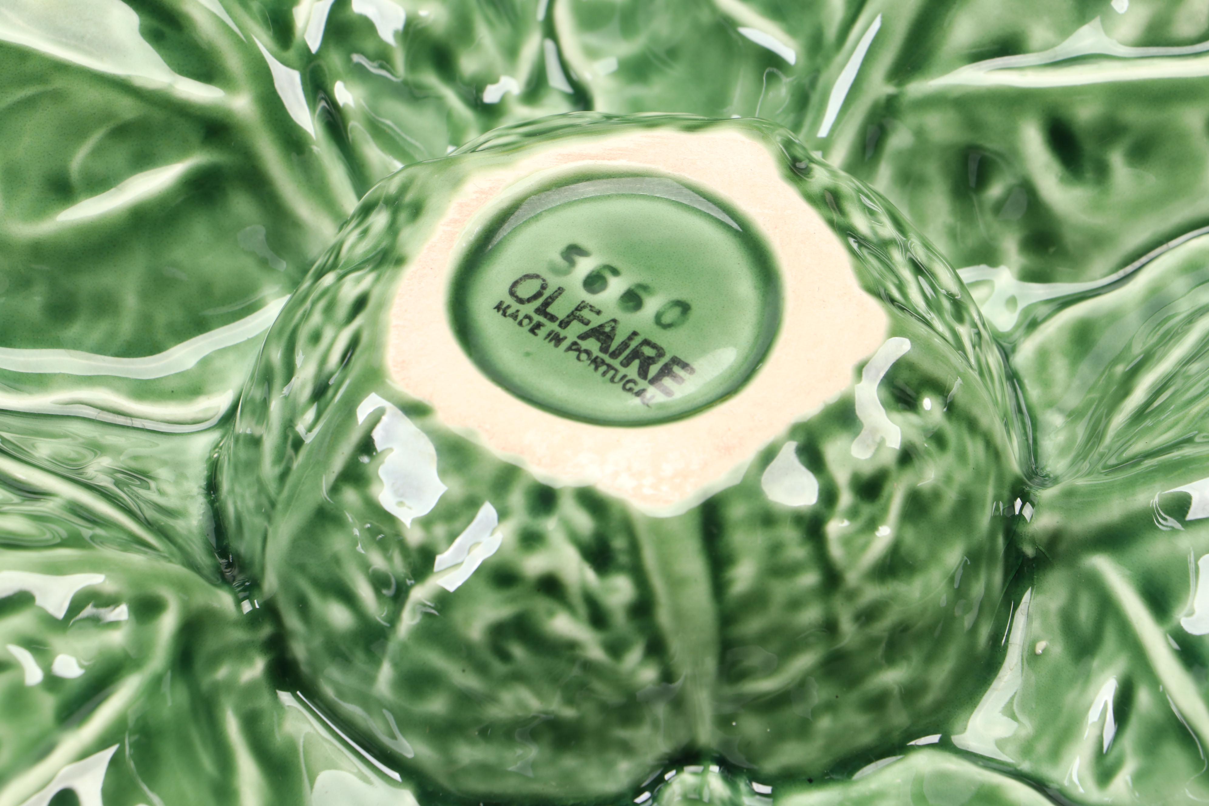 Spanish Goodfriend Majolica Seafood Platter with Other Food Shaped Serveware