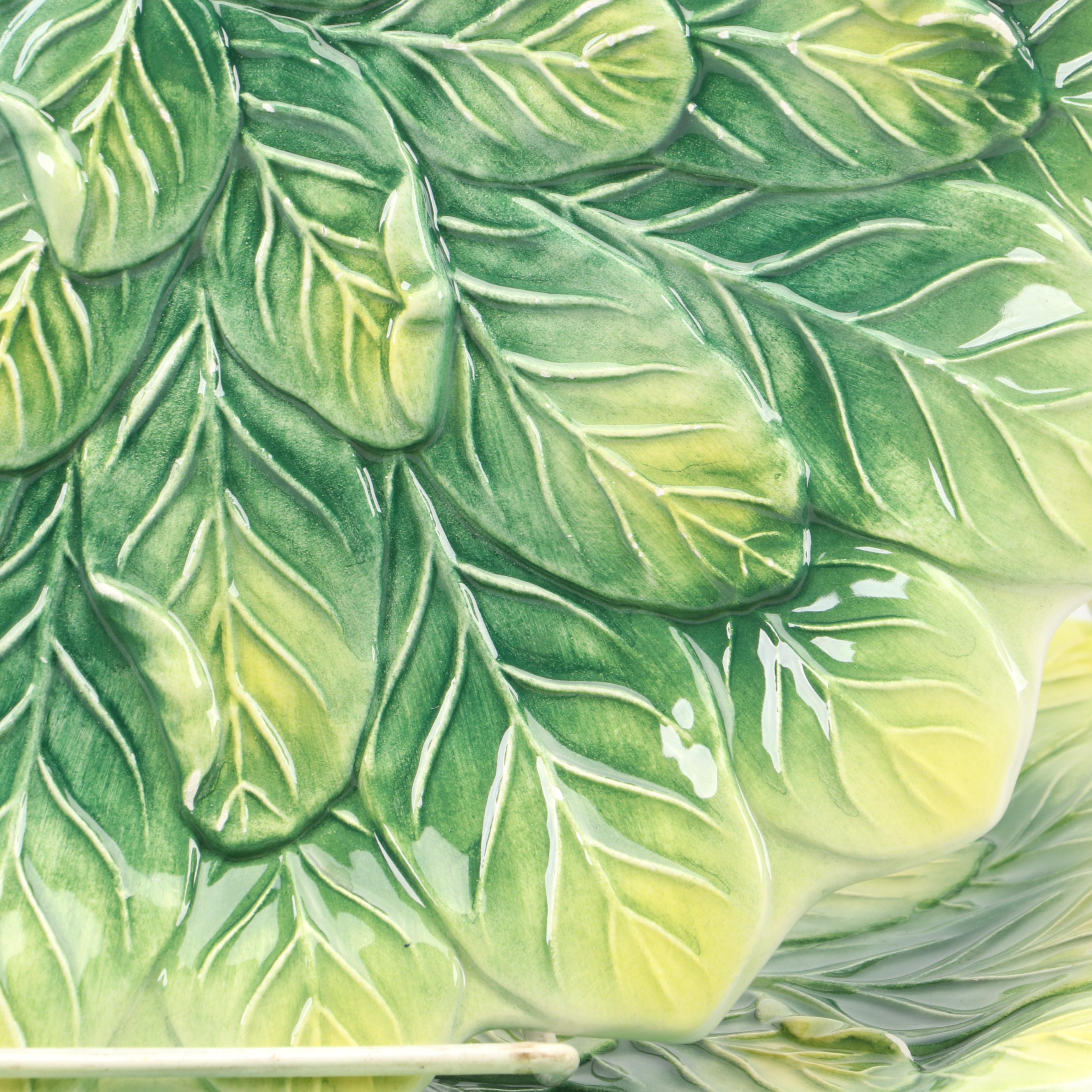 Spanish Goodfriend Majolica Seafood Platter with Other Food Shaped Serveware