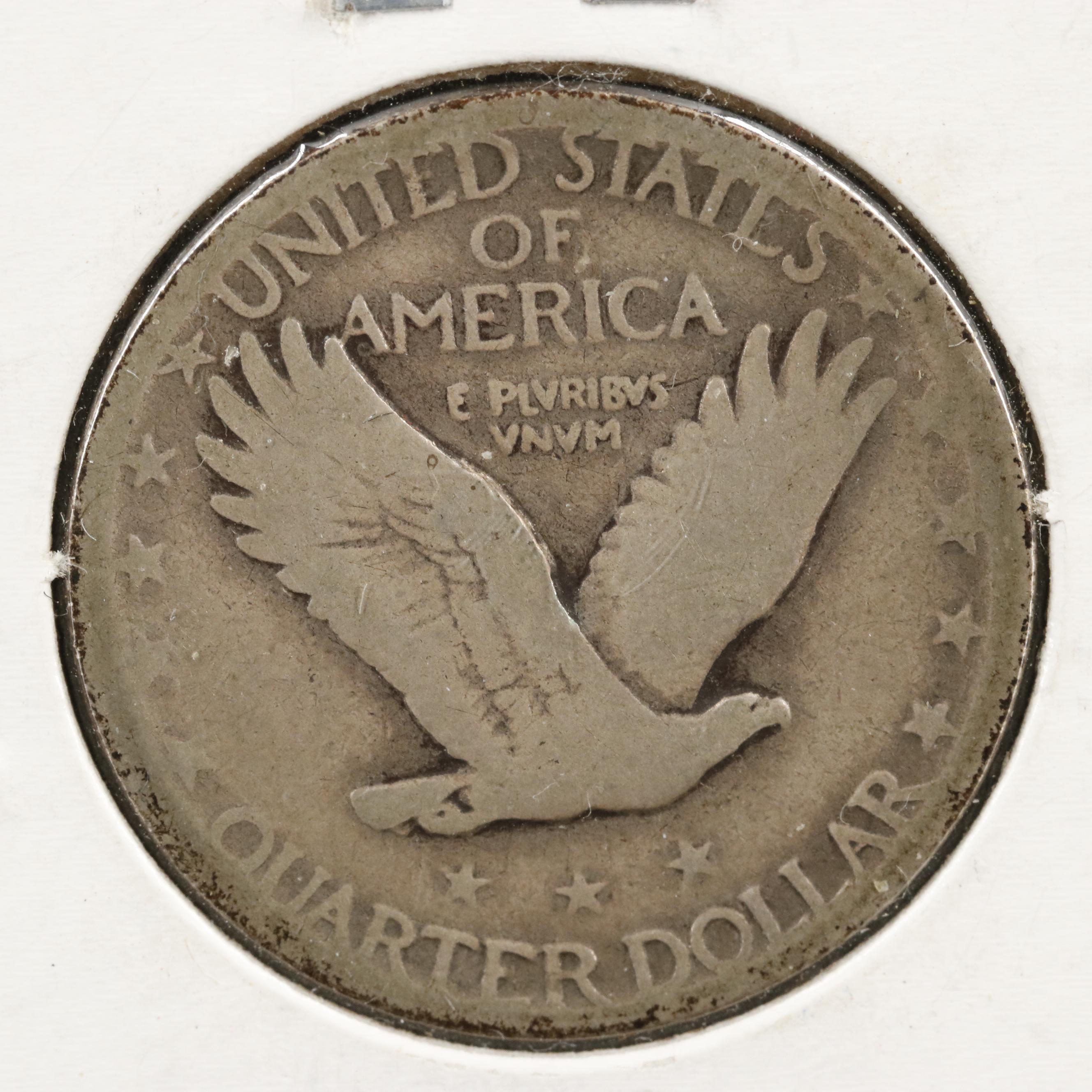 Collection of Fifteen Different Standing Liberty Quarters 1925-1930 Complete