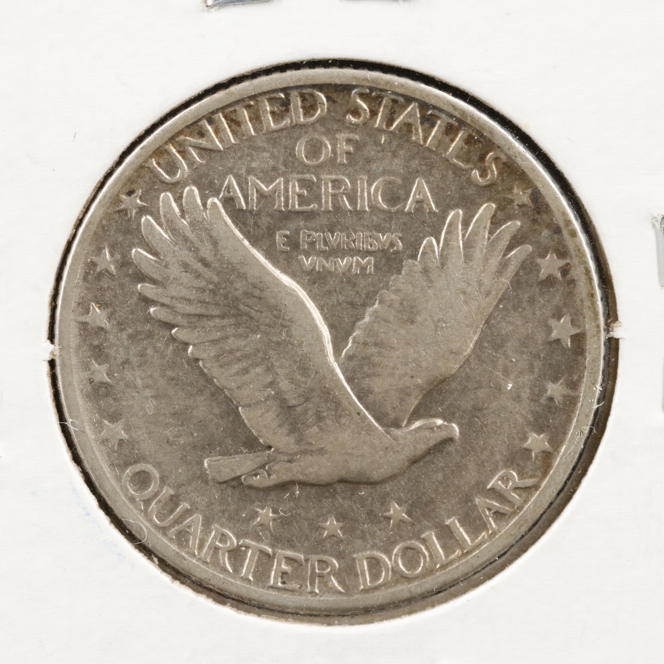 Collection of Fifteen Different Standing Liberty Quarters 1925-1930 Complete