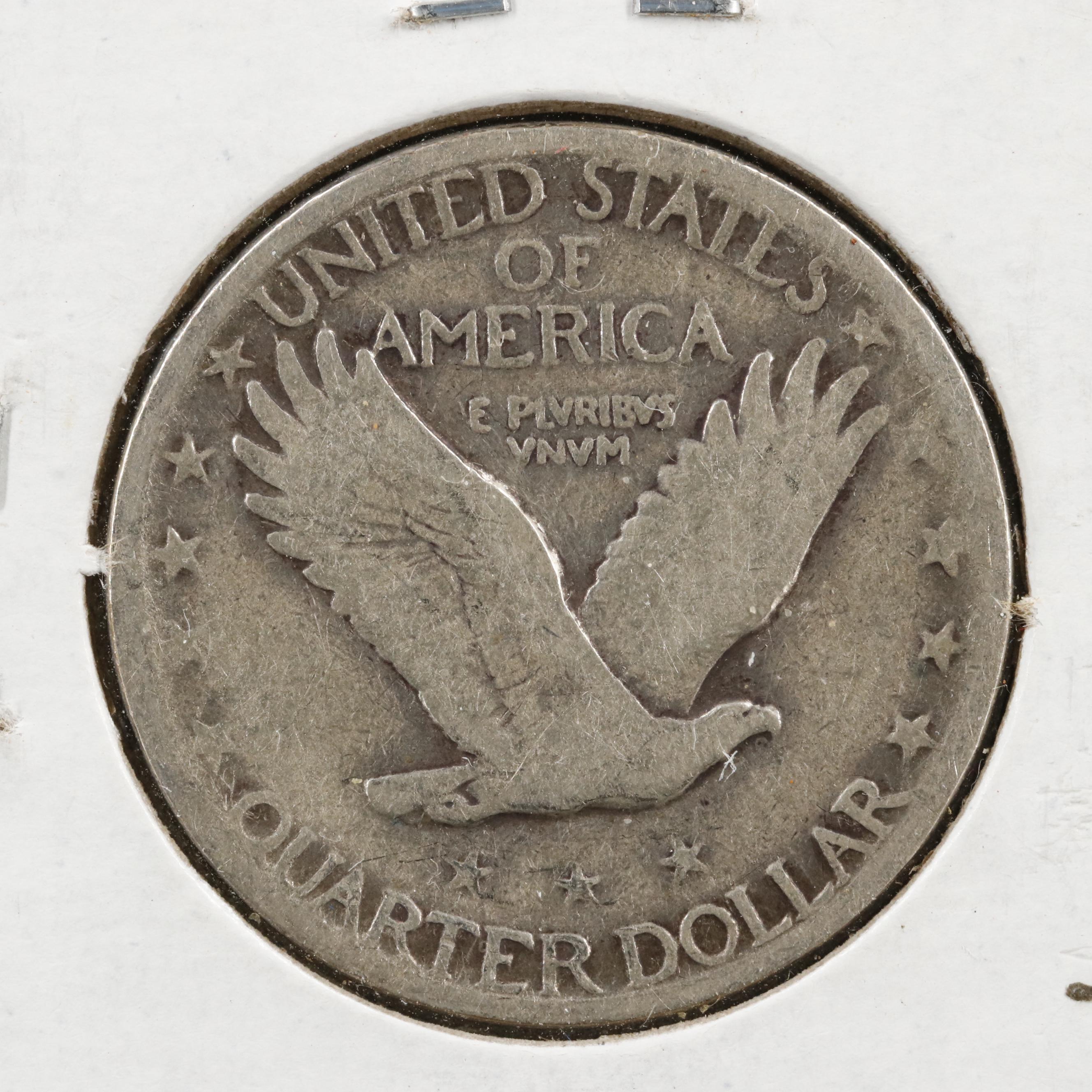 Collection of Fifteen Different Standing Liberty Quarters 1925-1930 Complete