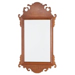 Chippendale Style Mahogany Framed Wall Mirror, 20th Century