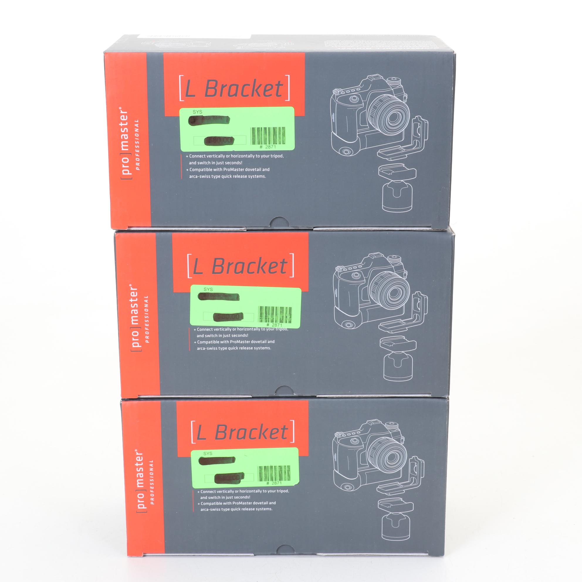 ProMaster L Brackets for Nikon and Canon Cameras