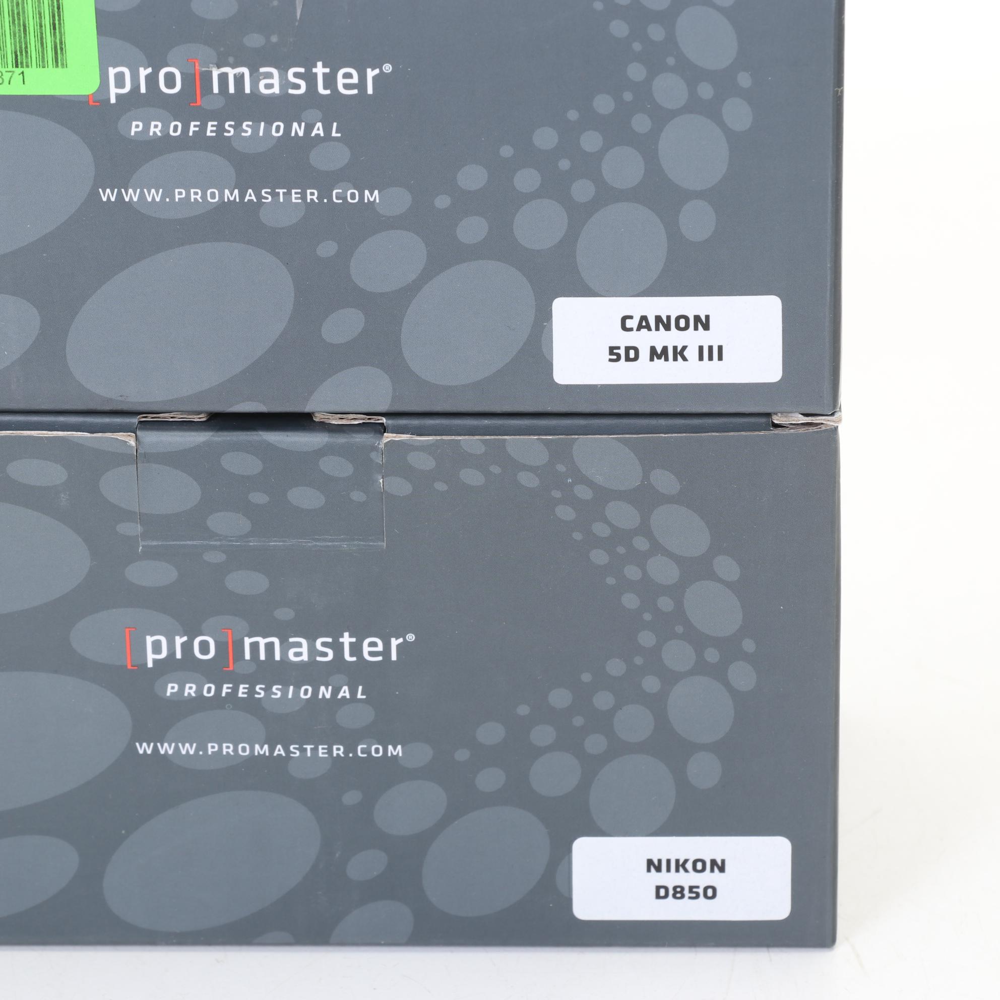 ProMaster L Brackets for Nikon and Canon Cameras