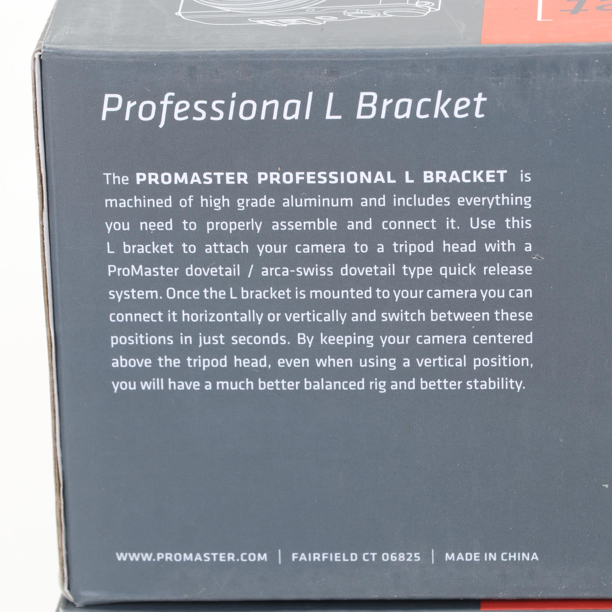 ProMaster L Brackets for Nikon and Canon Cameras