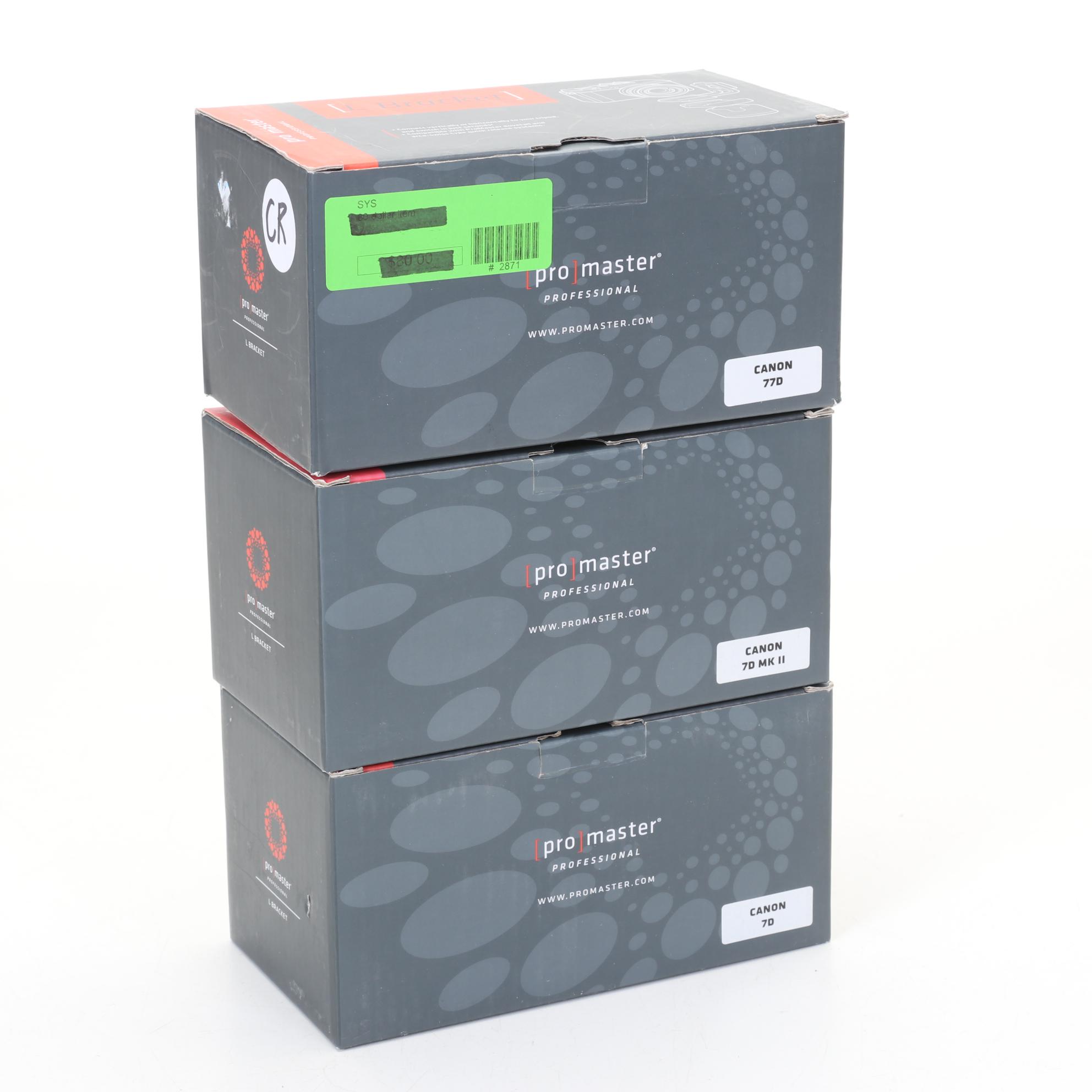 ProMaster L Brackets for Nikon and Canon Cameras