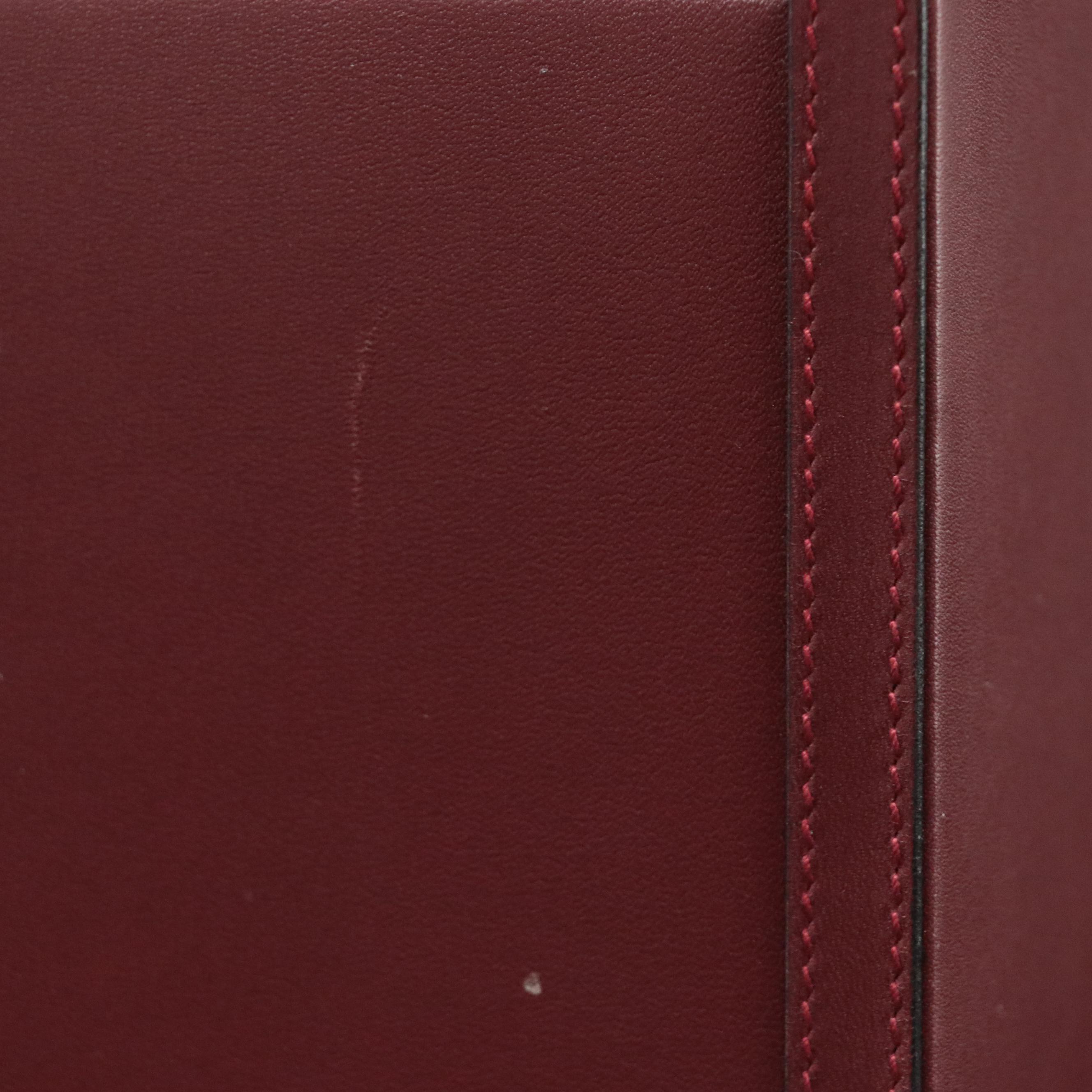 Cartier Crystal Decanters with Italian-Made Burgundy Leather and Brass Tantalus