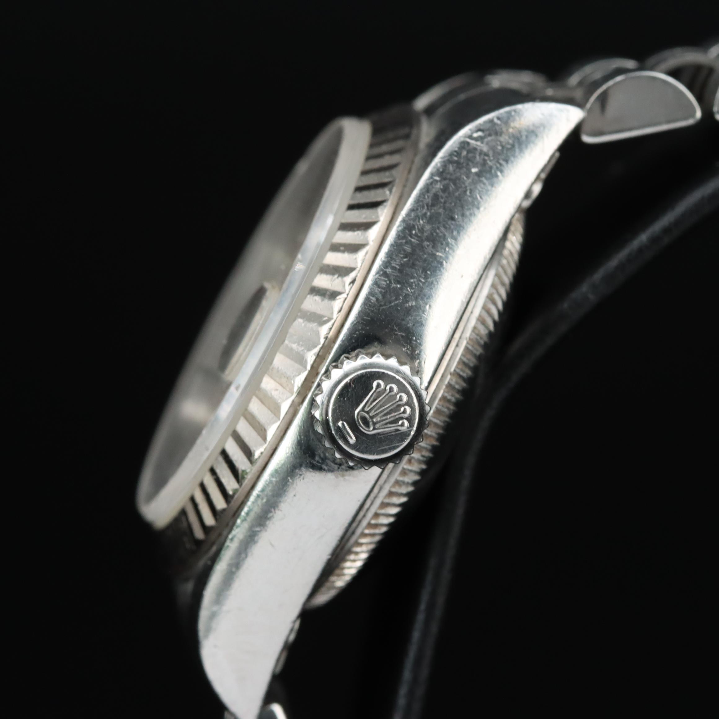 2002 Rolex Factory Diamond Jubilee Dial, 18K and Steel Datejust Watch