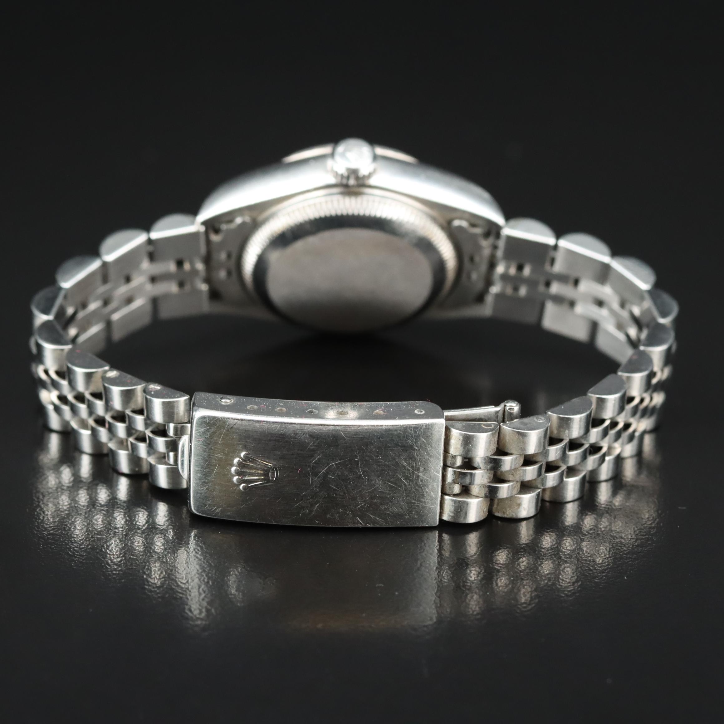 2002 Rolex Factory Diamond Jubilee Dial, 18K and Steel Datejust Watch