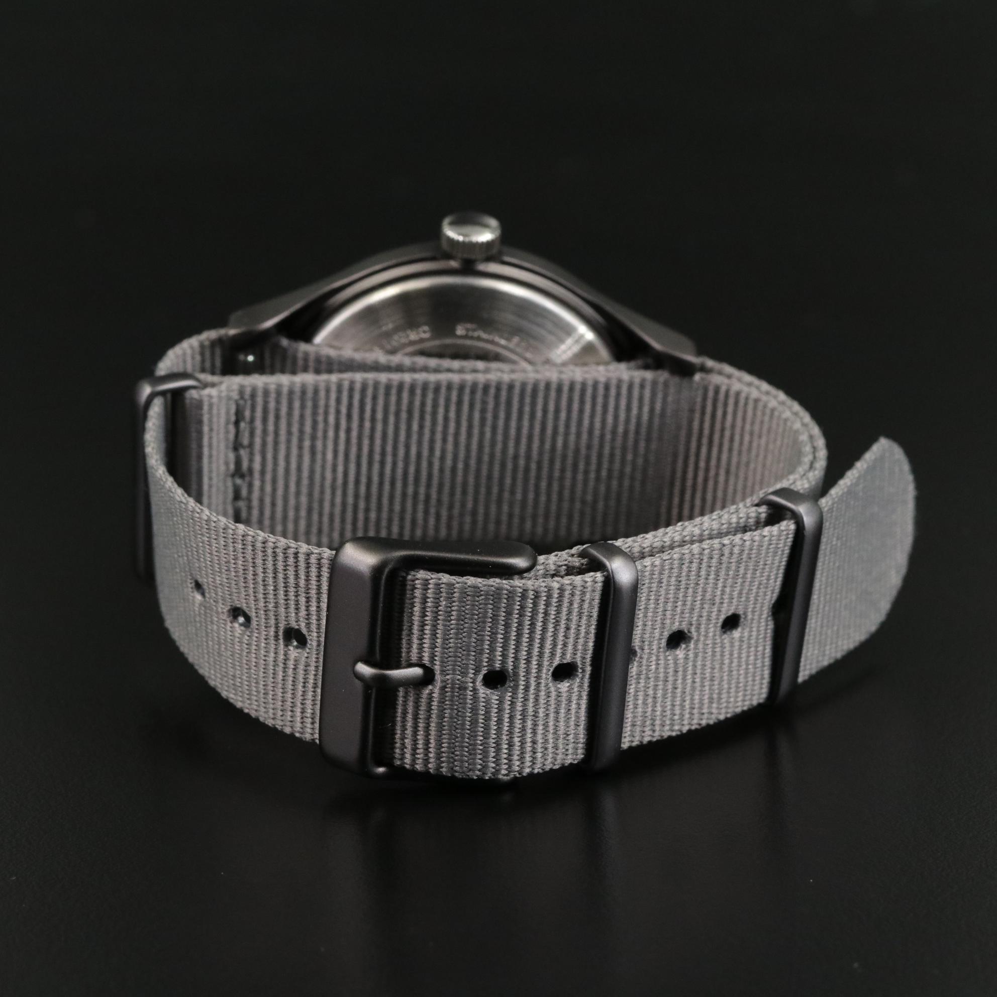 Timex MK1 Aluminum Quartz Watch with Gray Fabric Strap