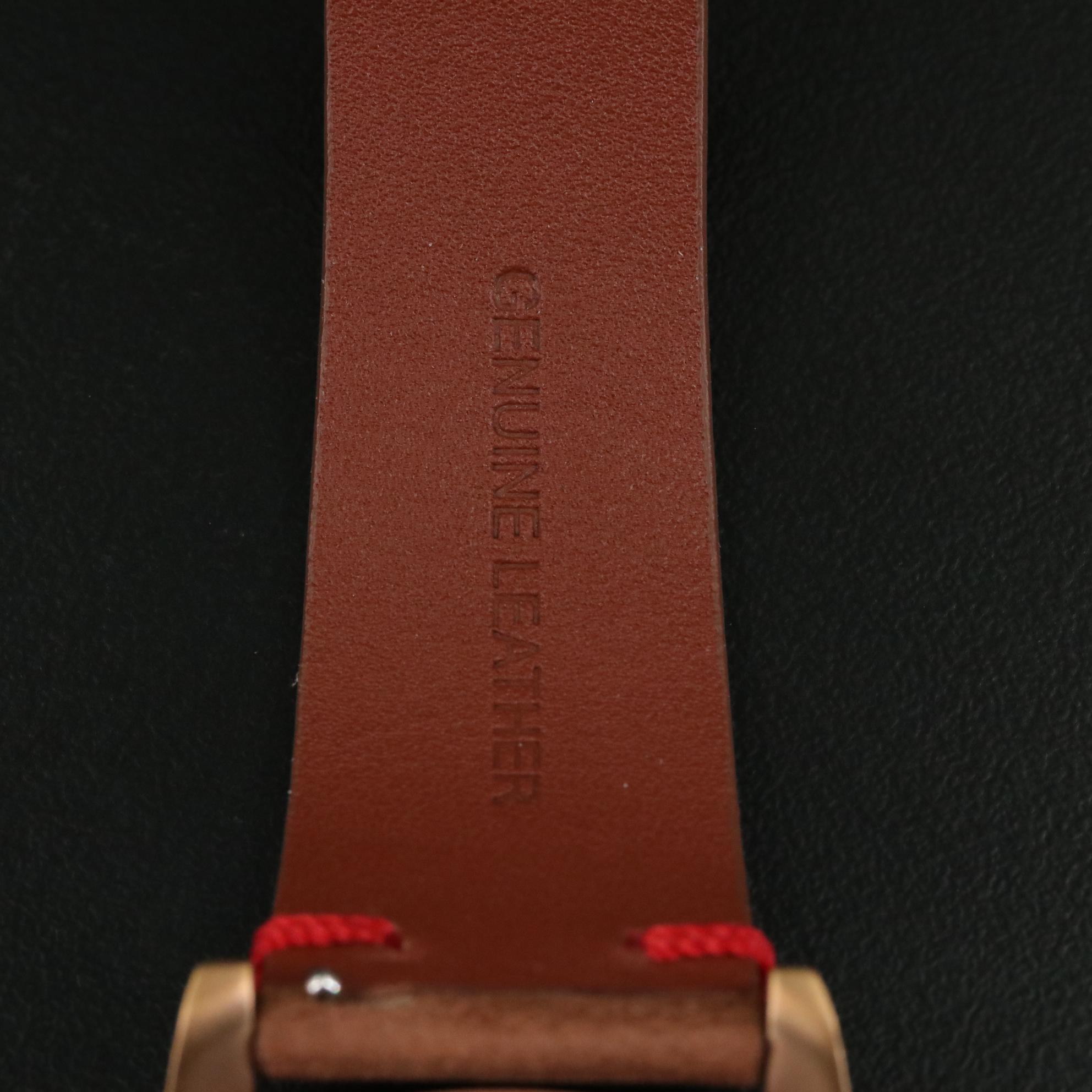 Timex MK1 Quartz Watch with Black Dial and Brown Leather Strap