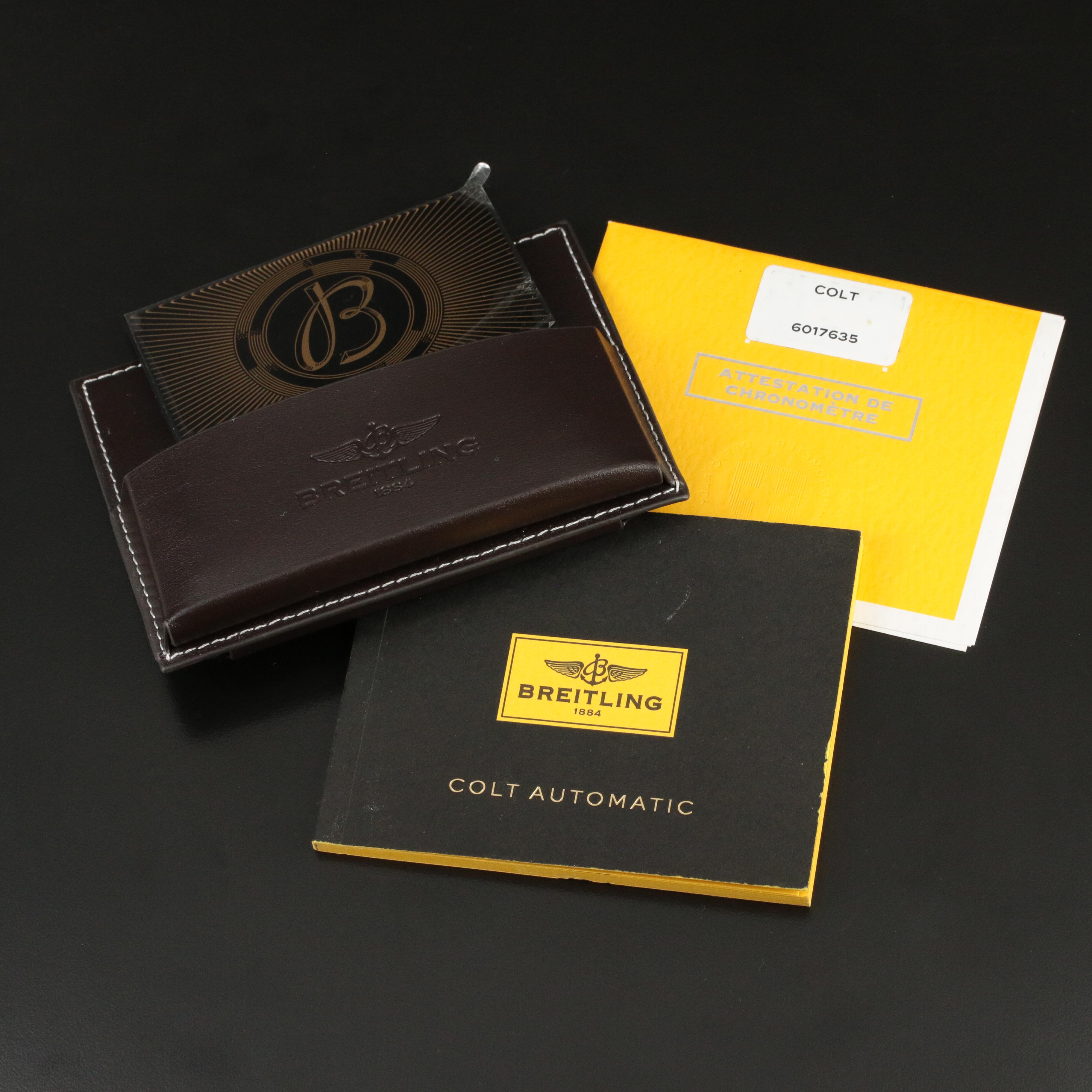 Breitling Colt 41mm White Steel Automatic Watch