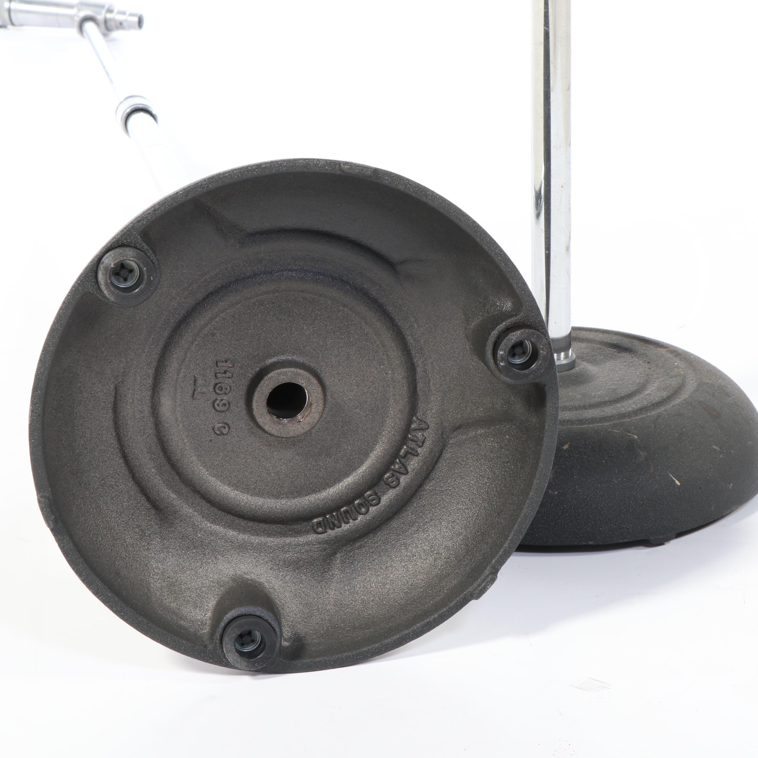 The Turner Co. Dynamic Cardioid 500 Microphones with Atlas Sound Stands