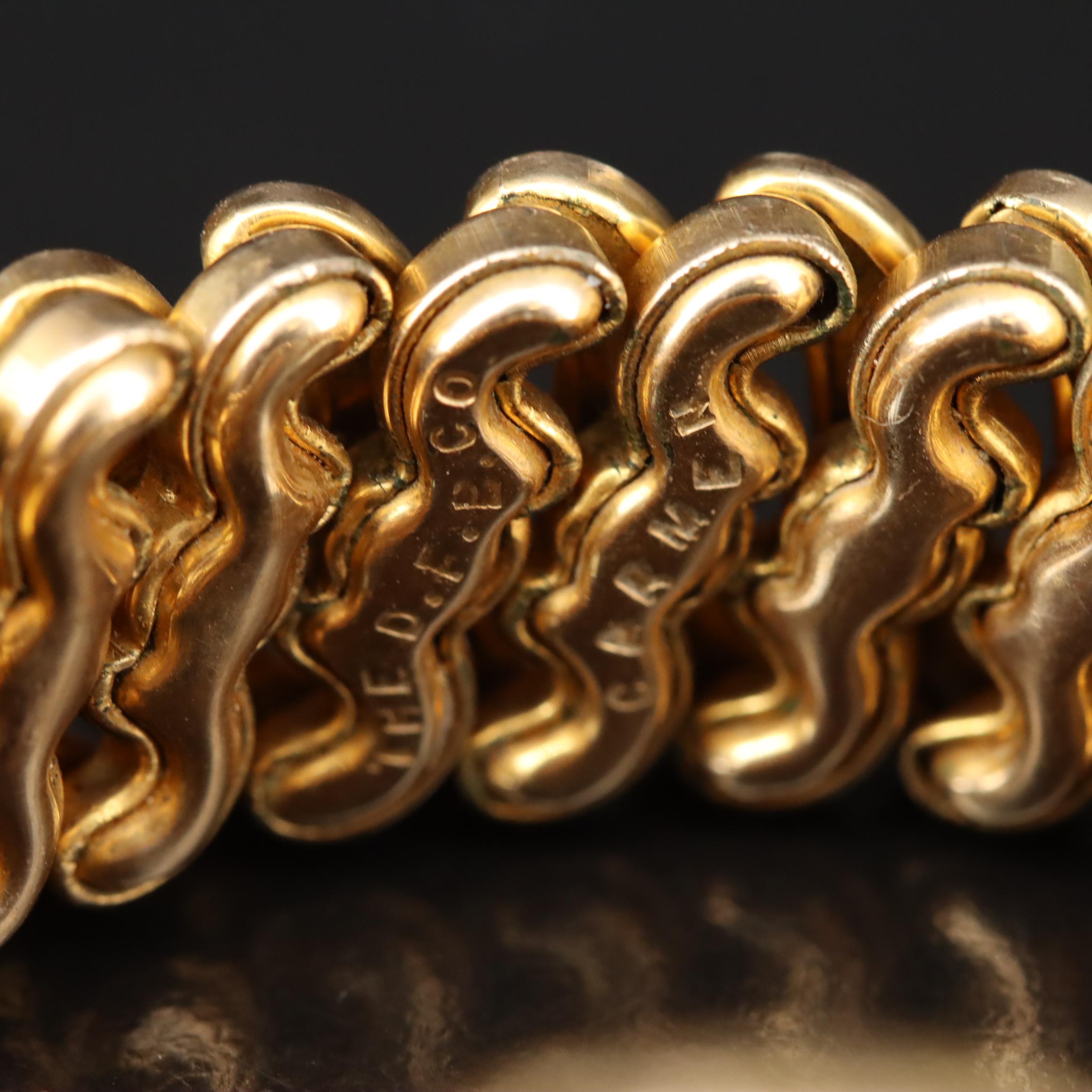 D.F. Briggs Co. "Carmen" Locket Bracelet & Coral Featured in Vintage Jewelry