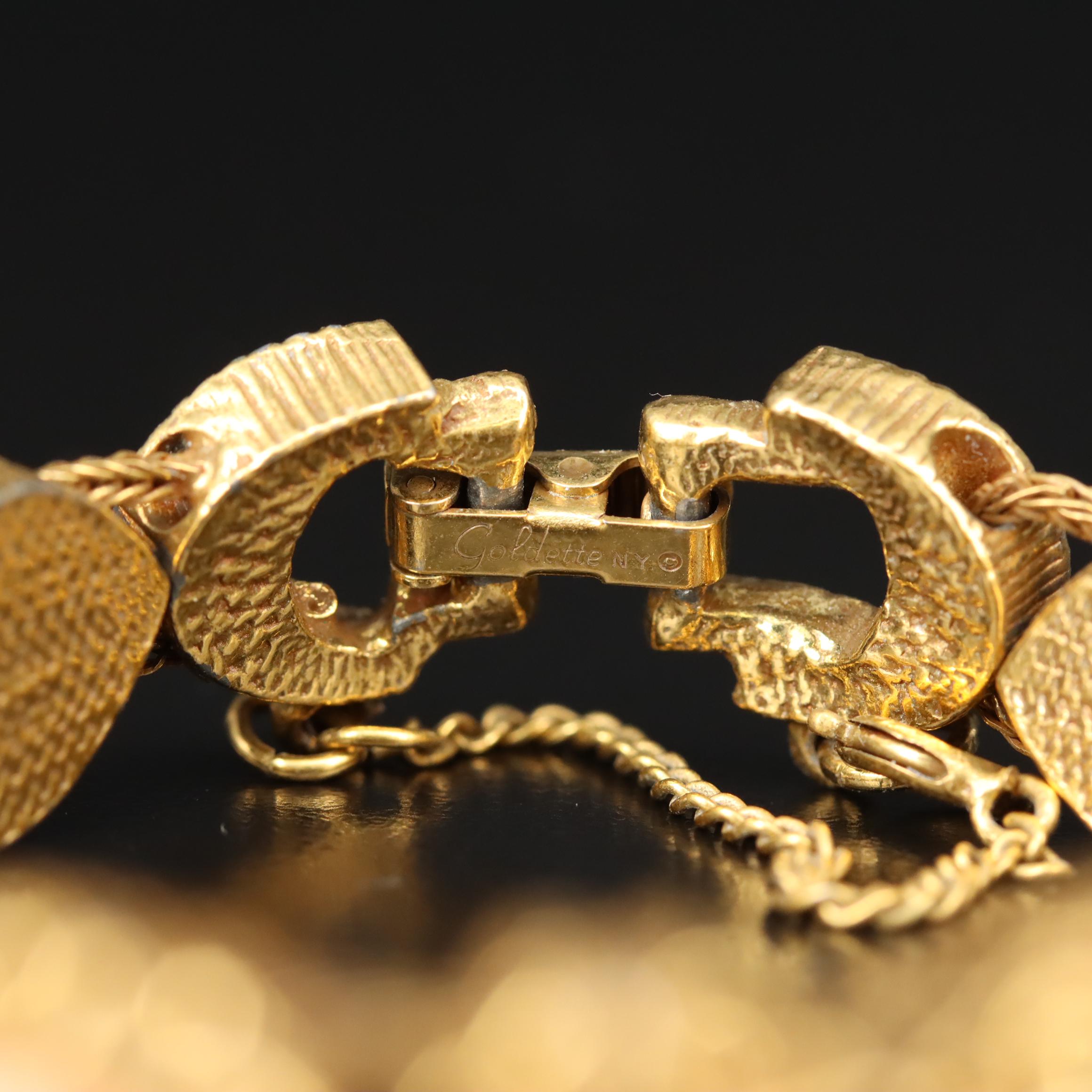 D.F. Briggs Co. "Carmen" Locket Bracelet & Coral Featured in Vintage Jewelry