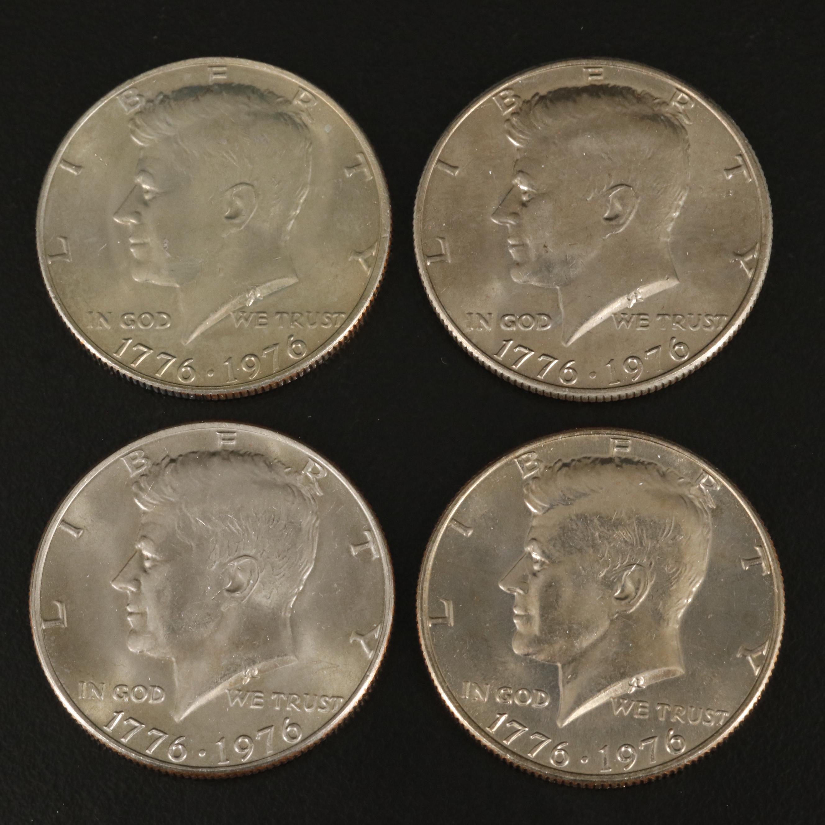 Eighty Uncirculated Bicentennial Kennedy Half Dollars