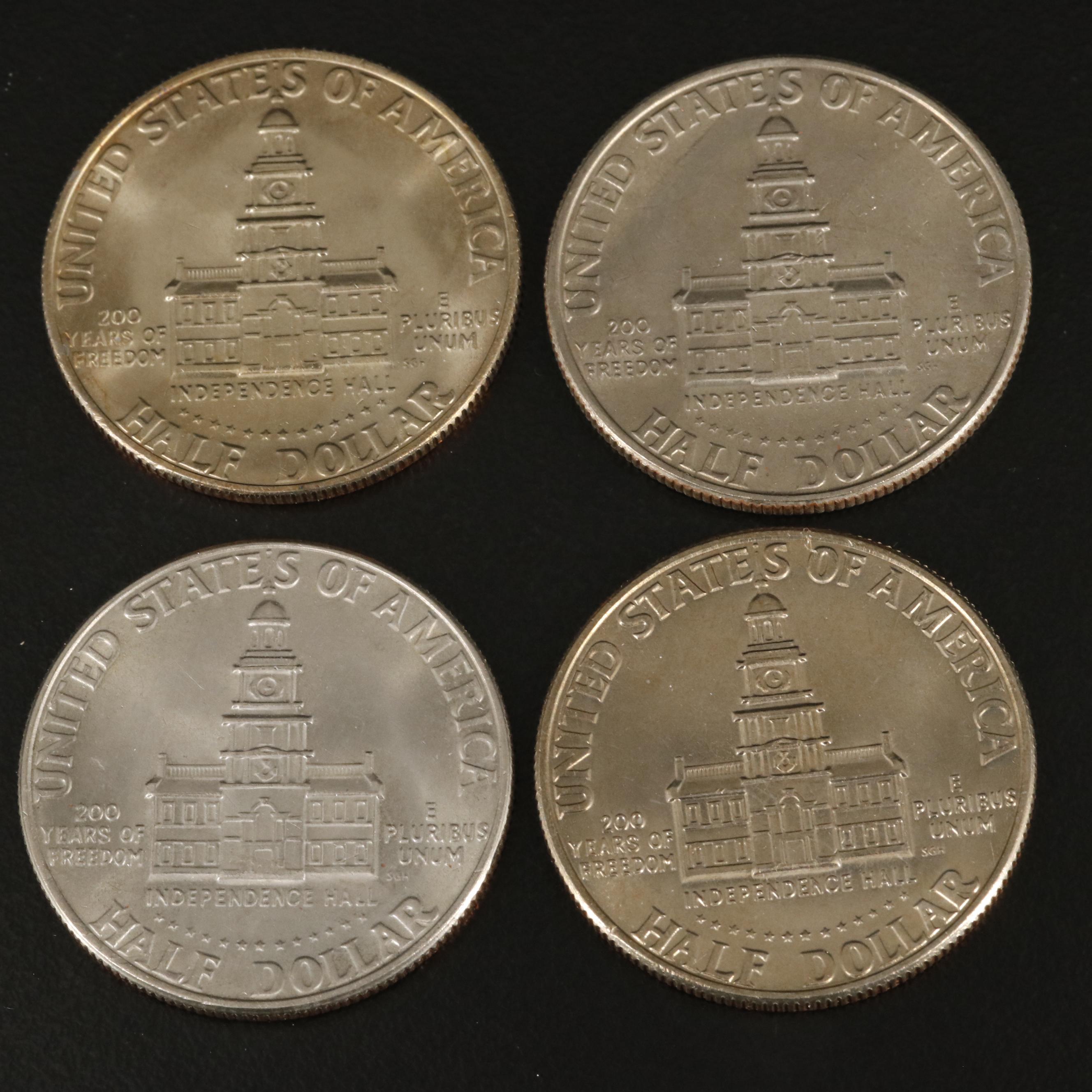 Eighty Uncirculated Bicentennial Kennedy Half Dollars