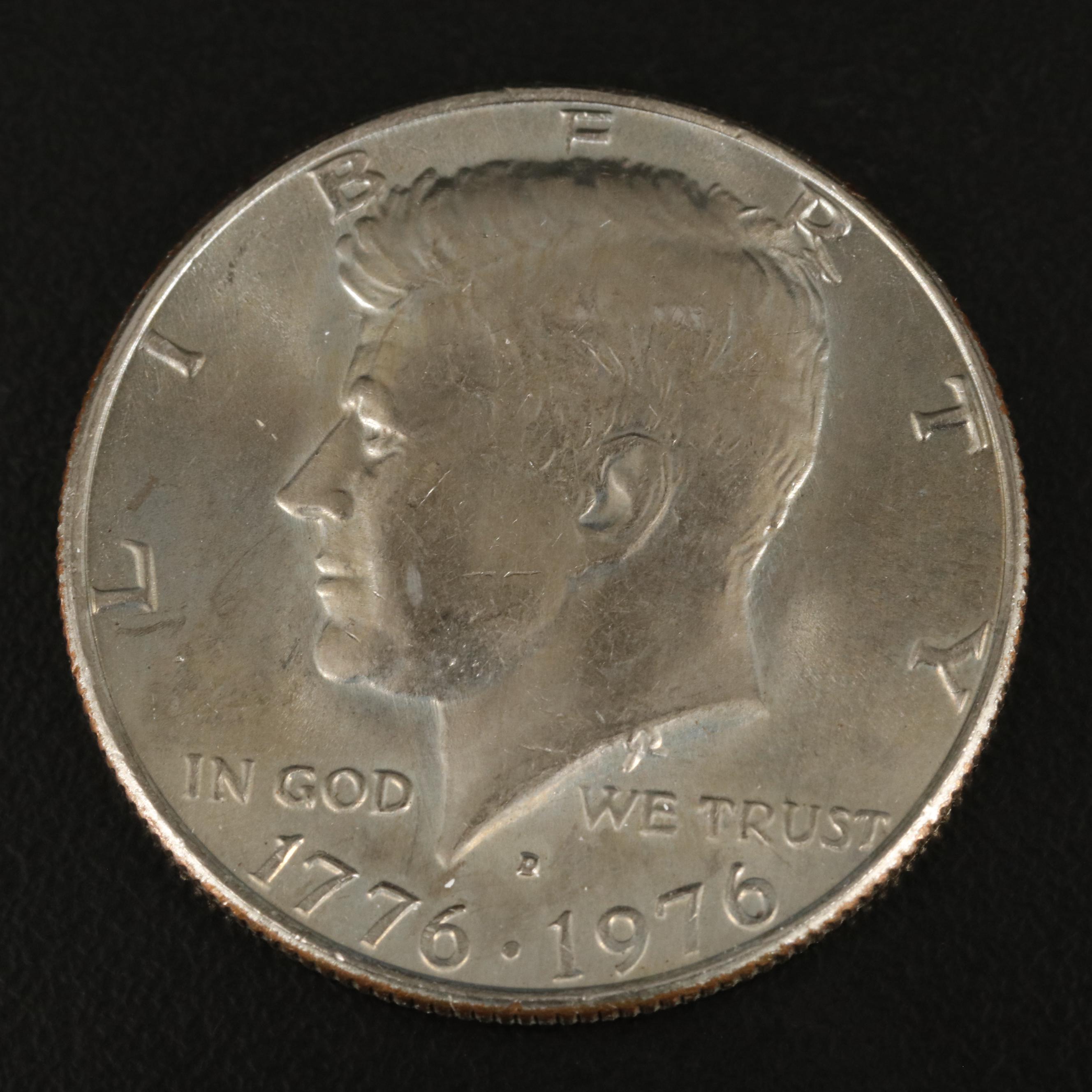 Eighty Uncirculated Bicentennial Kennedy Half Dollars