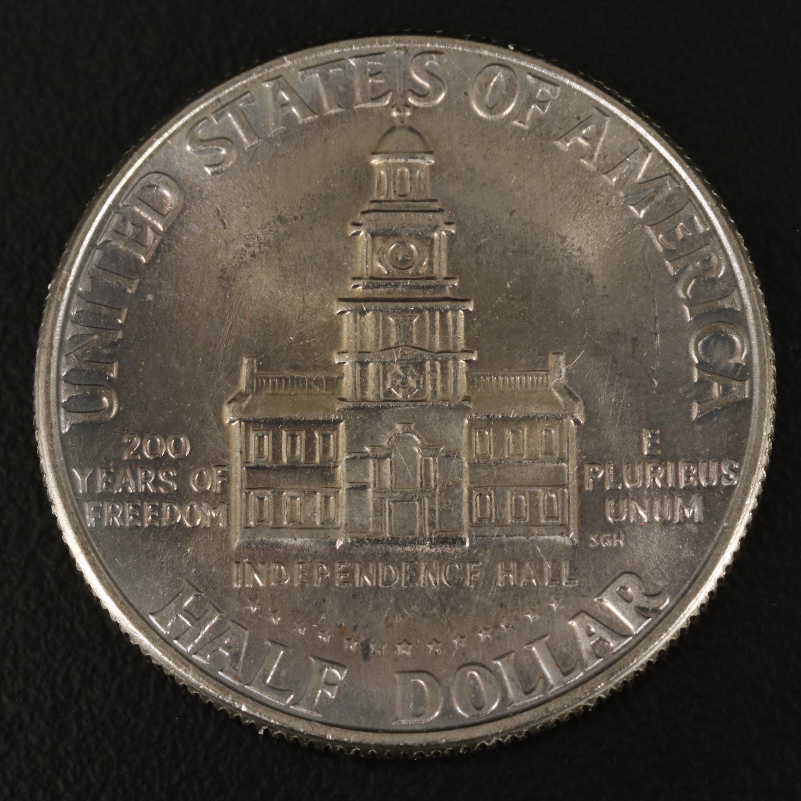 Eighty Uncirculated Bicentennial Kennedy Half Dollars