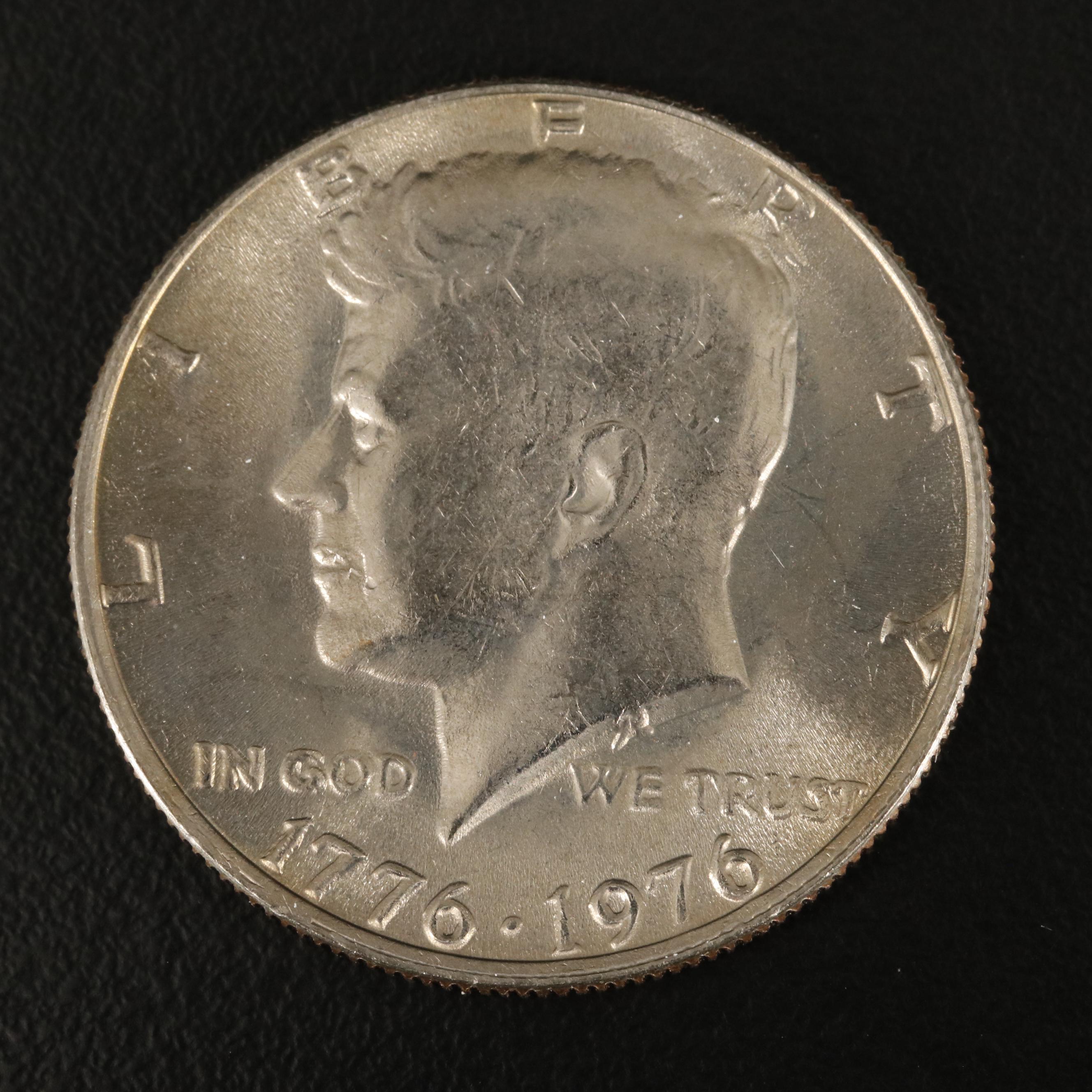 Eighty Uncirculated Bicentennial Kennedy Half Dollars