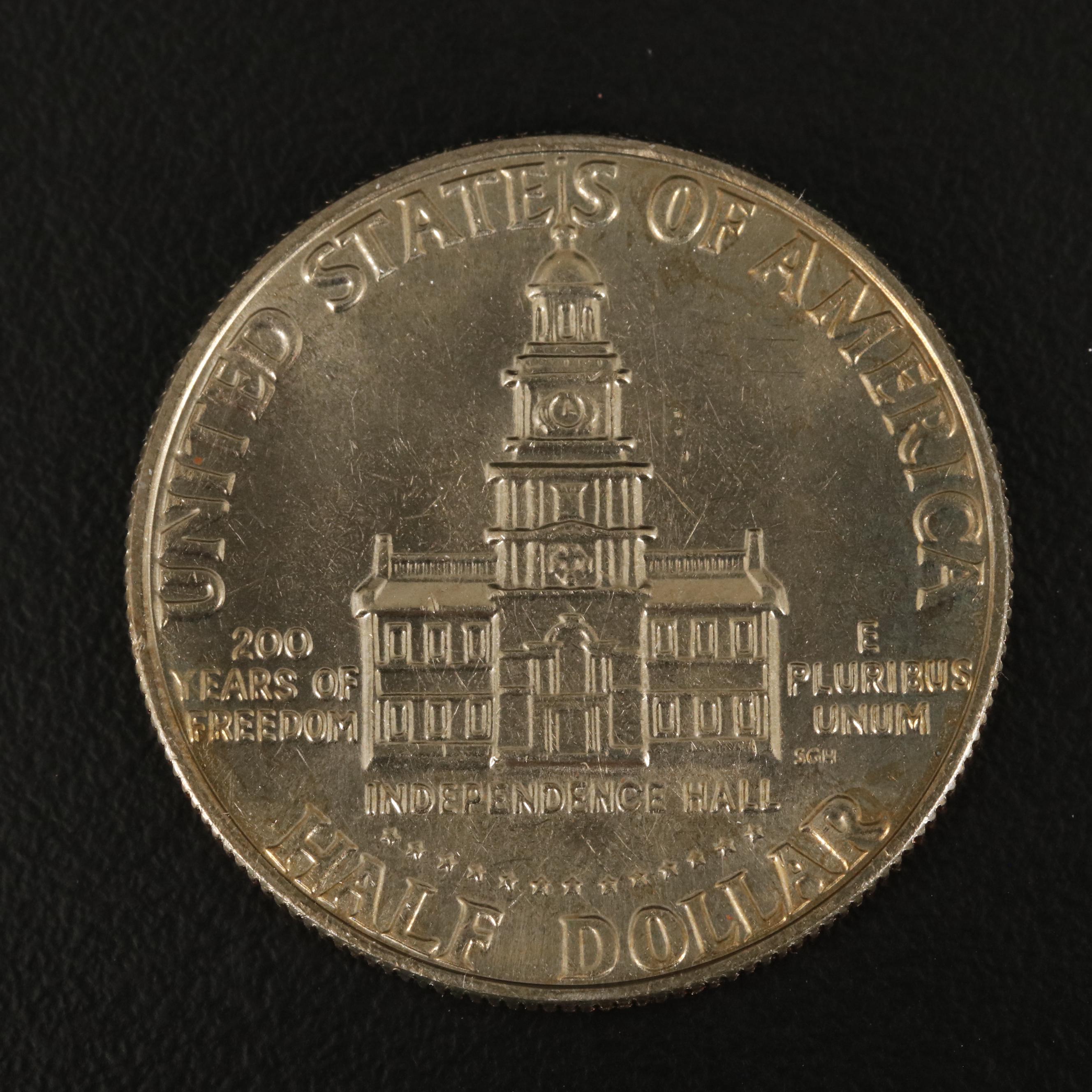 Eighty Uncirculated Bicentennial Kennedy Half Dollars