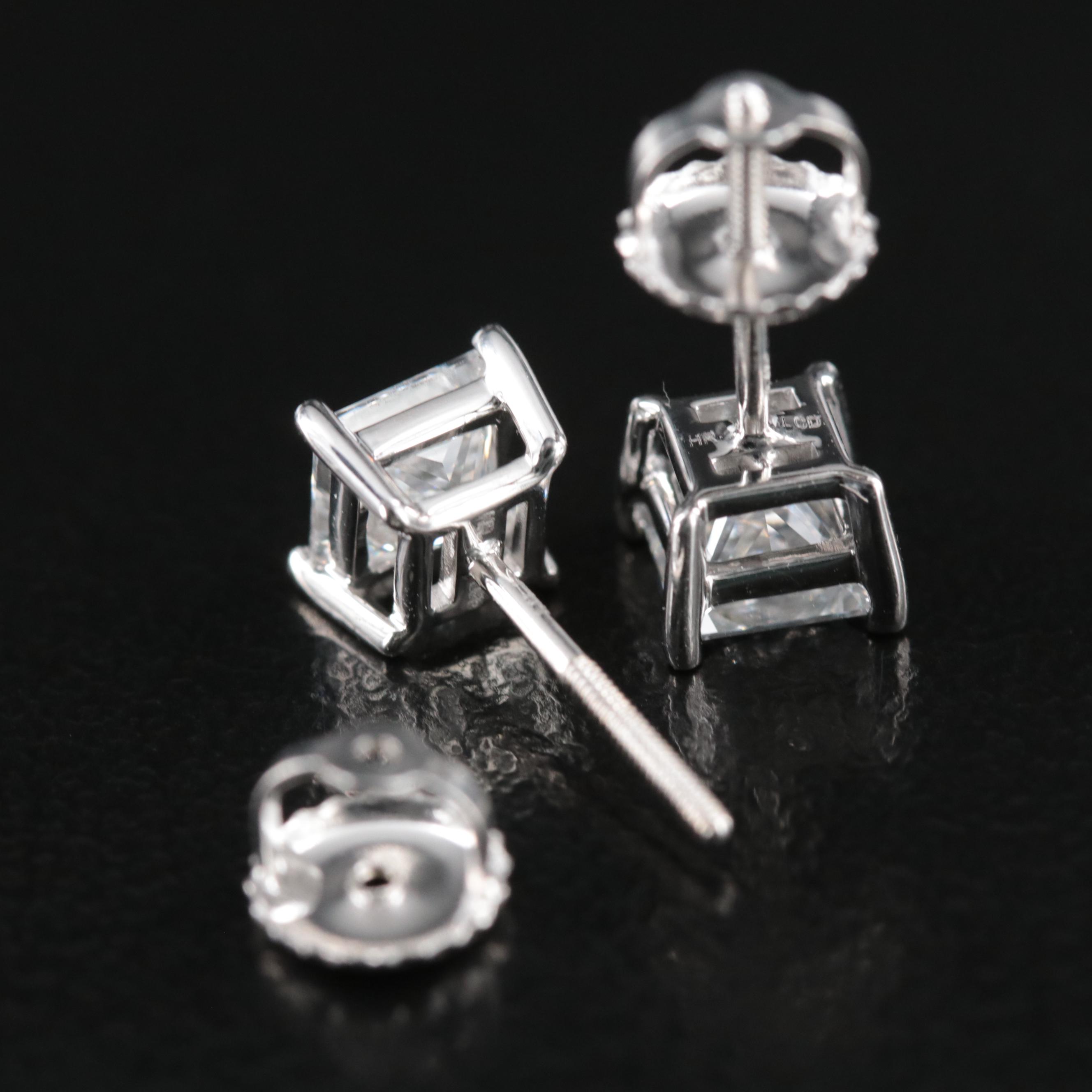 14K 1.02 CTW Lab Grown Diamond Stud Earrings