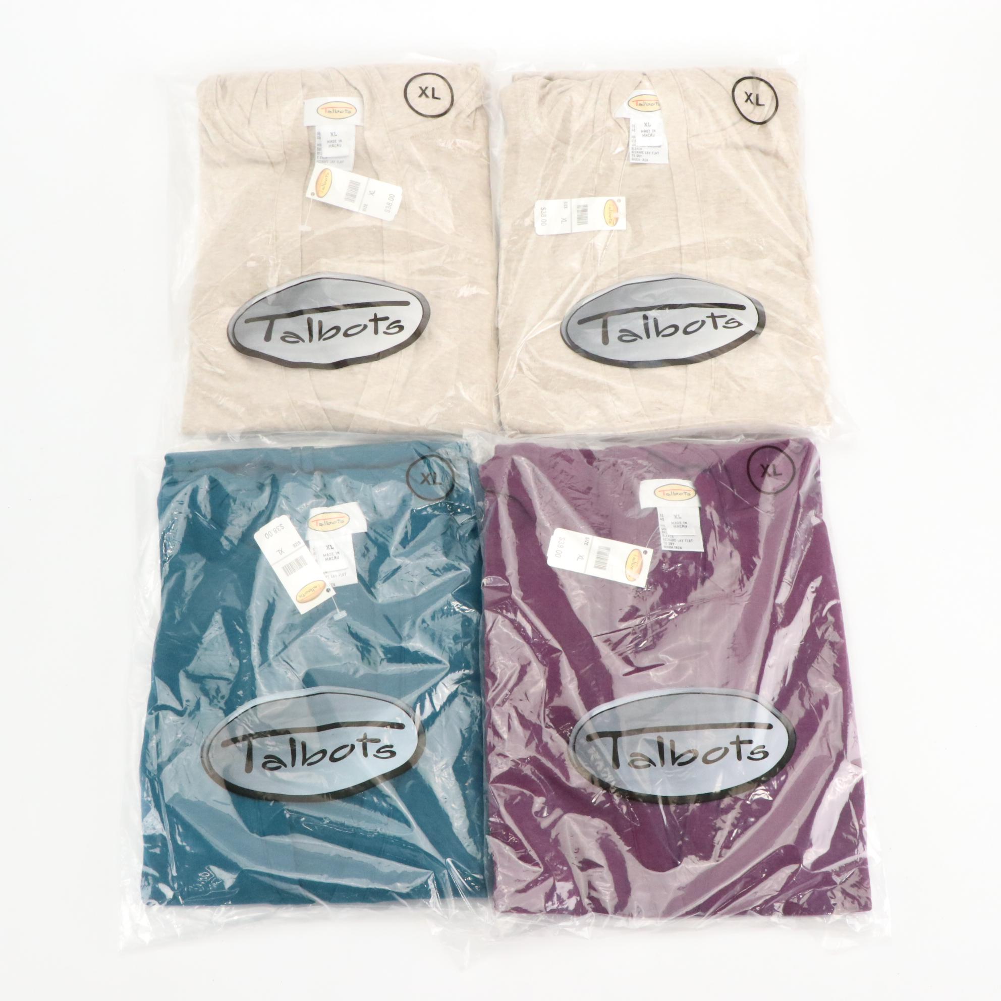 Talbots Cotton Blend Knit Tunics, NWT