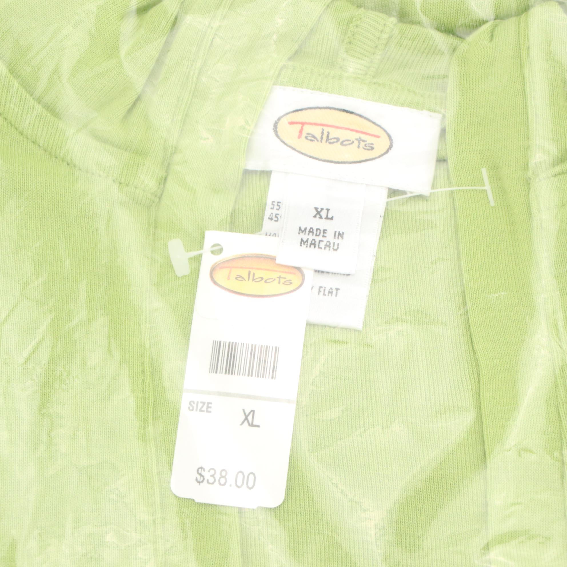 Talbots Cotton Blend Knit Tunics, NWT