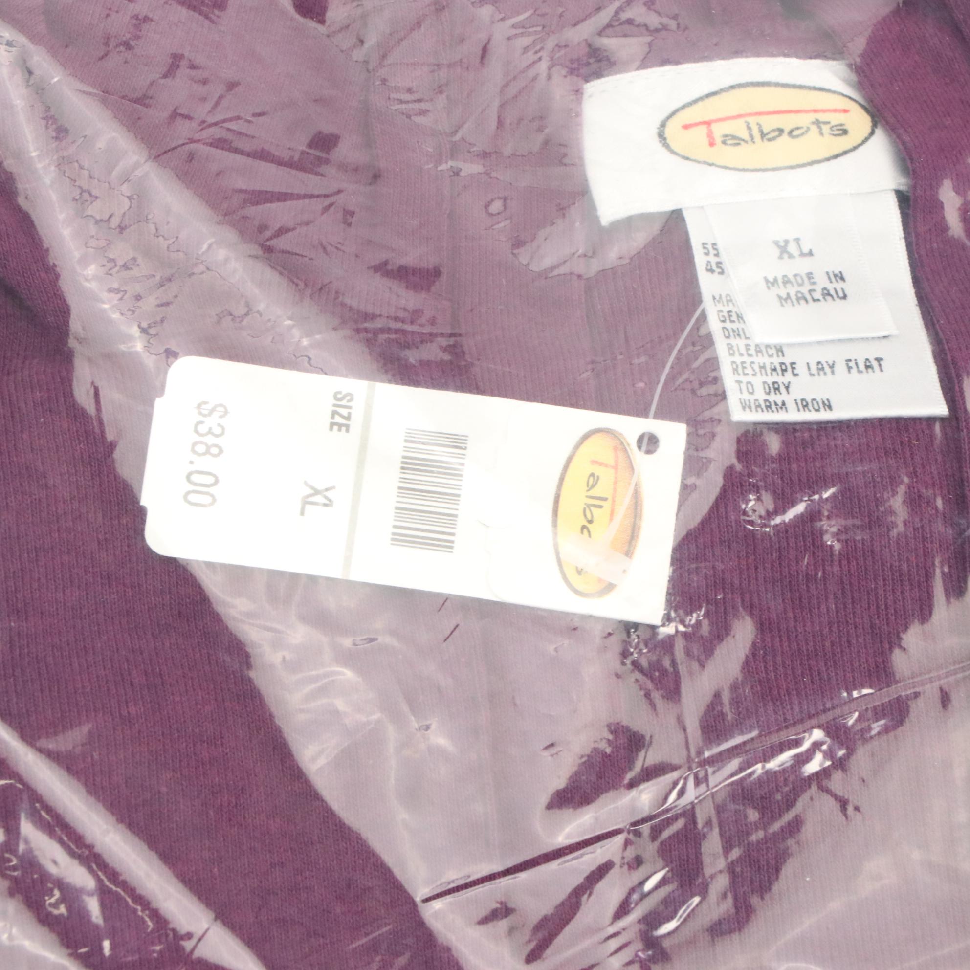 Talbots Cotton Blend Knit Tunics, NWT