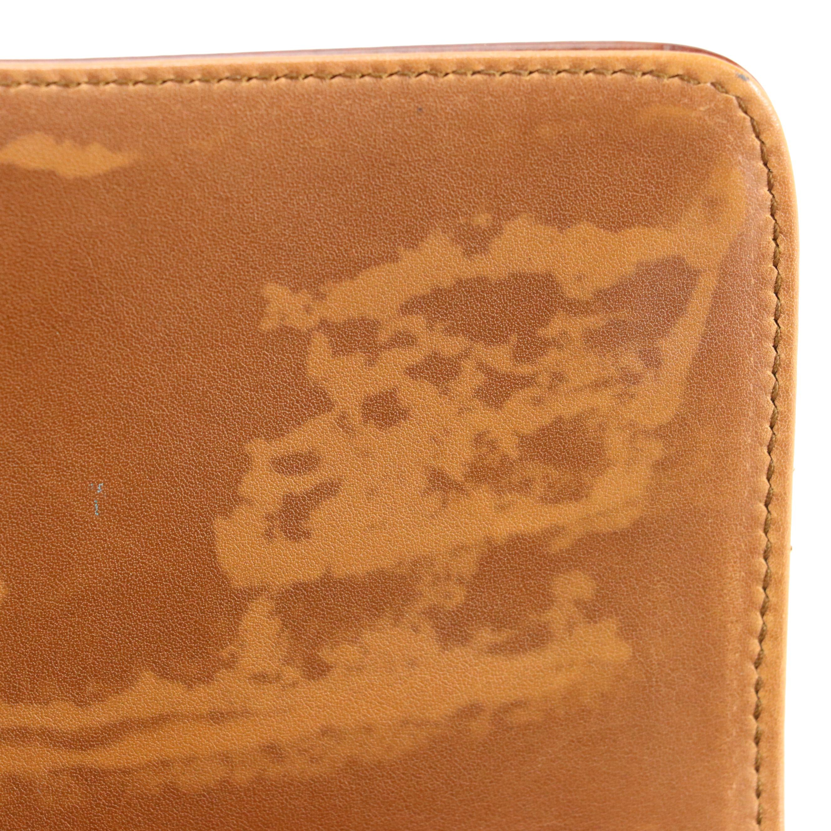 Salvatore Ferragamo Mahogany Brown Leather Front Flap Shoulder Bag