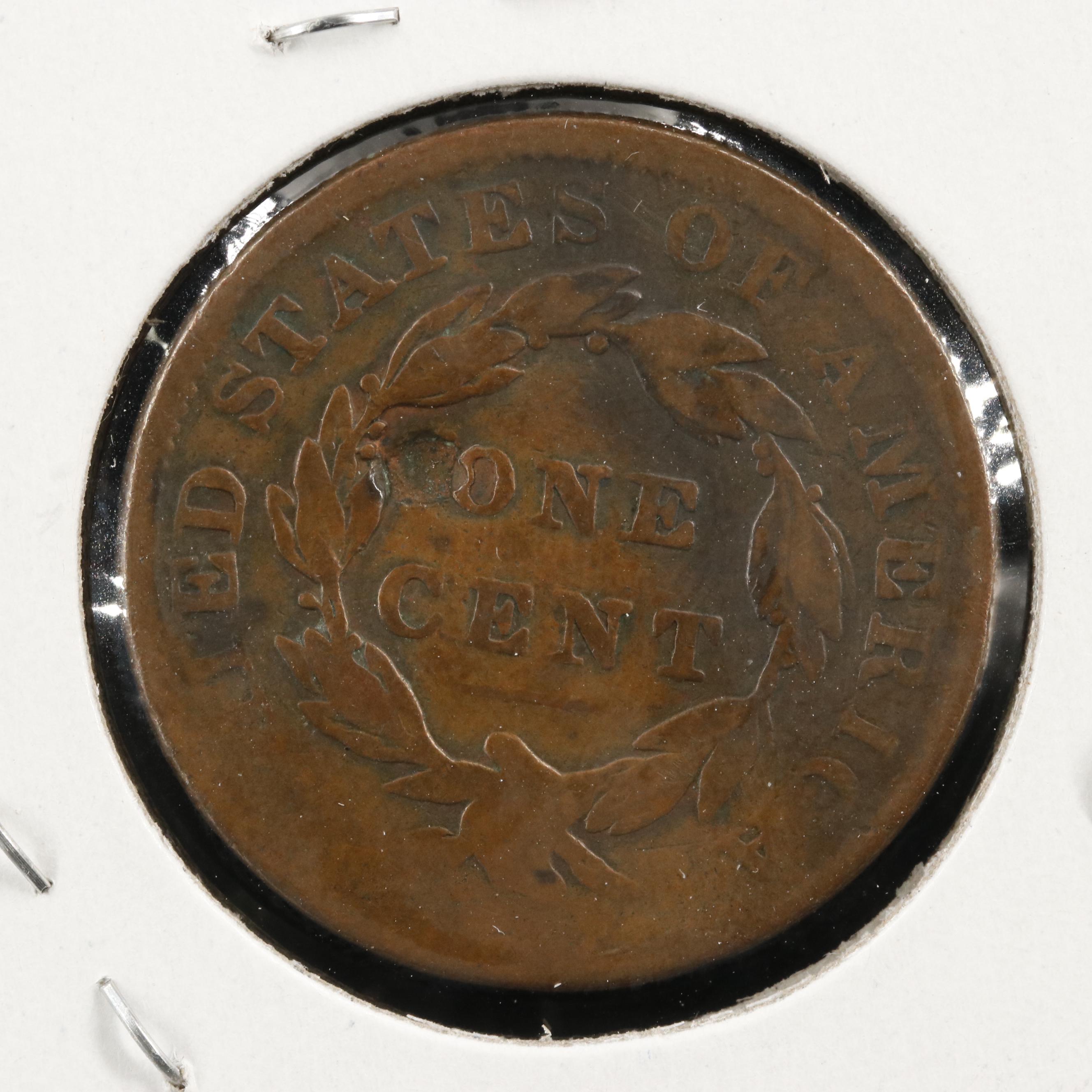 Collection of Forty Different U.S. Large Cents from 1816-1856