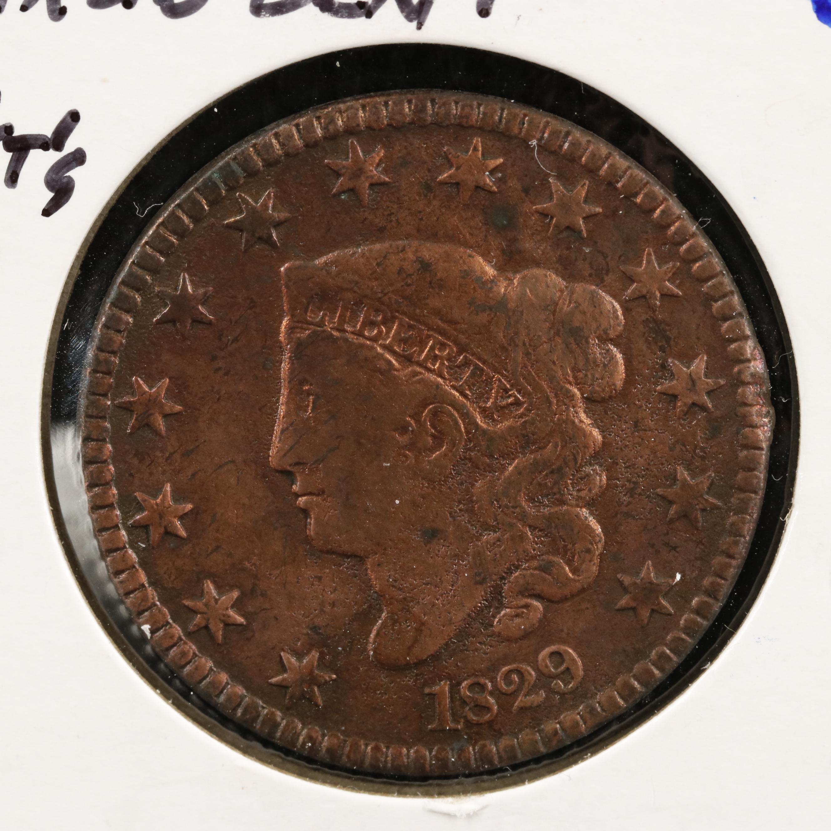 Collection of Forty Different U.S. Large Cents from 1816-1856