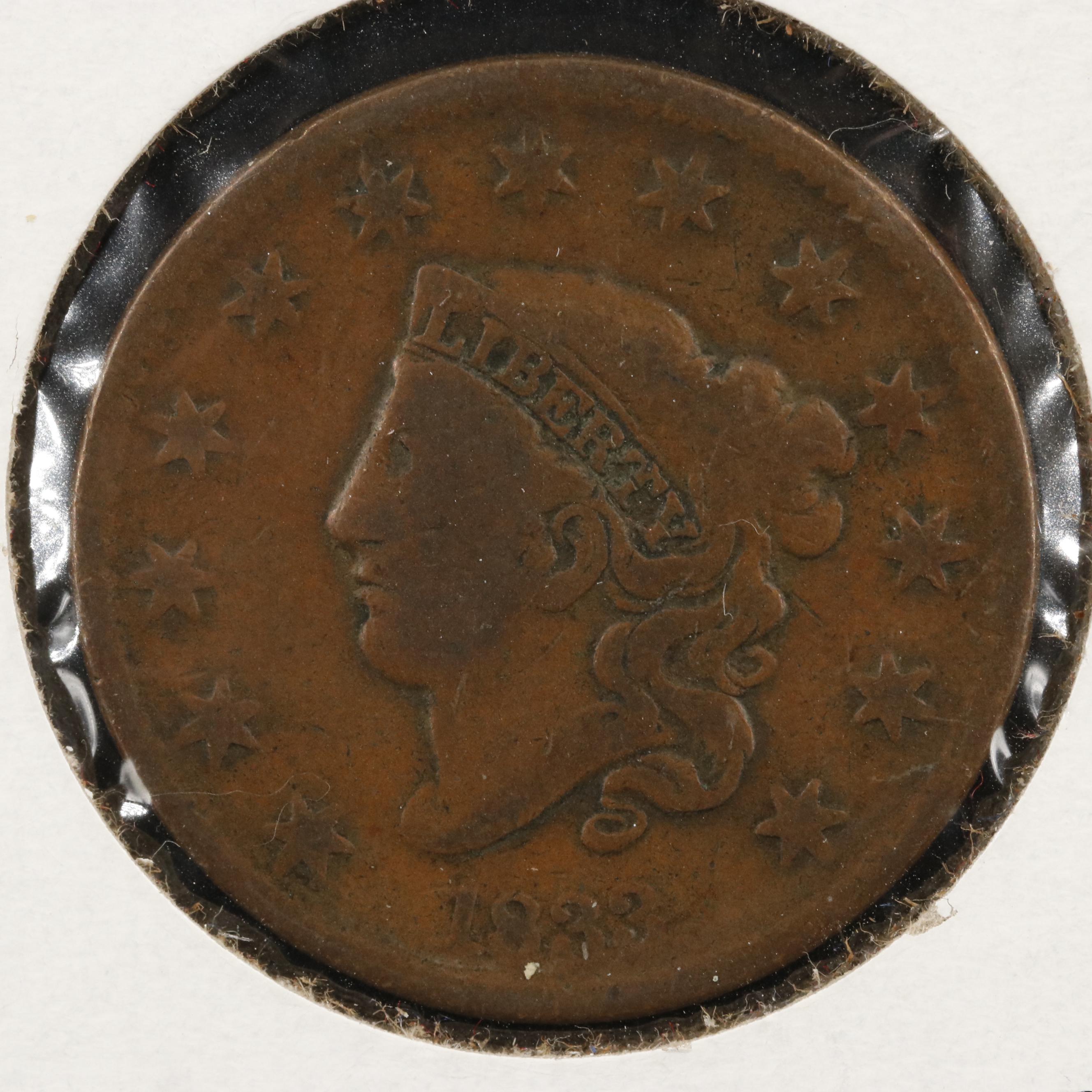 Collection of Forty Different U.S. Large Cents from 1816-1856